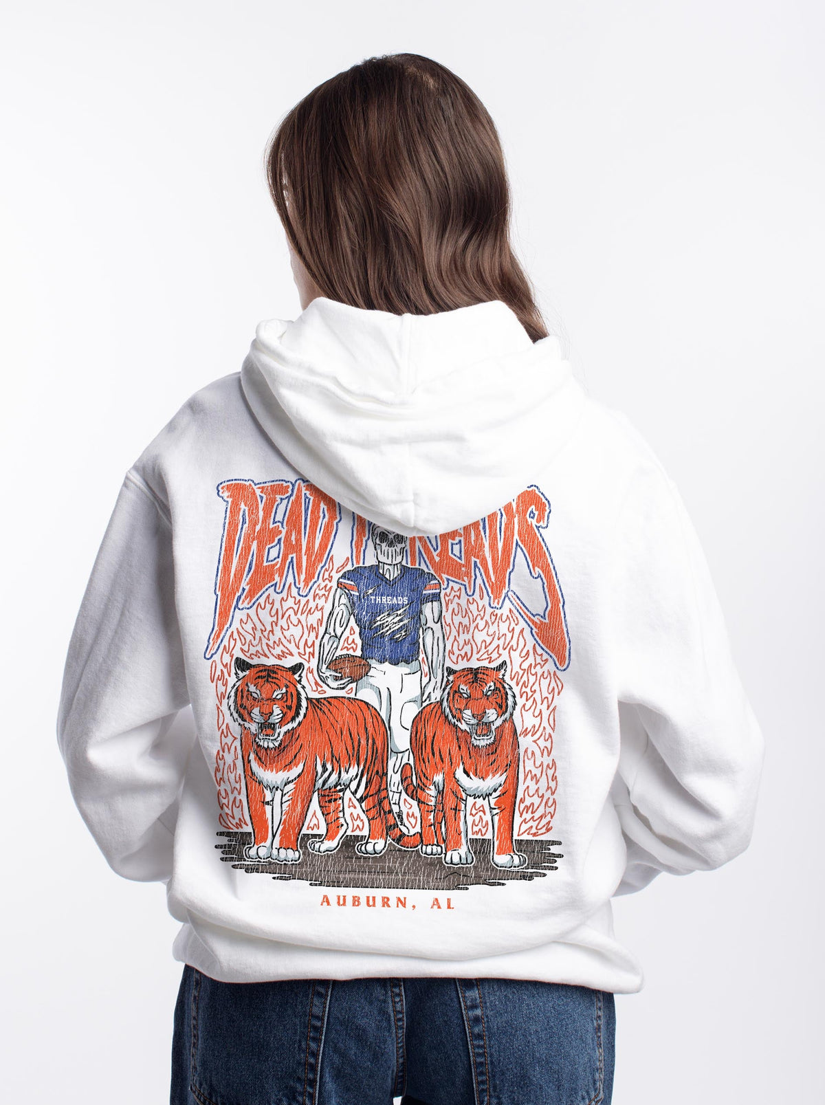 AUBURN FOOTBALL - “DT ESSENTIAL" HOODIE – Hoodie – Dead Threads Apparel