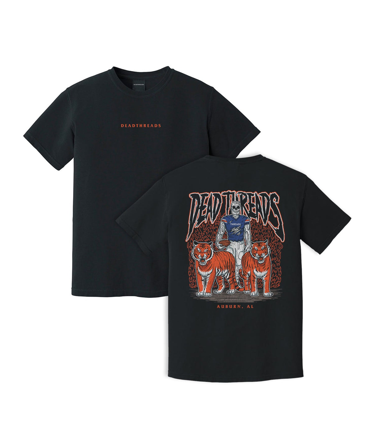 AUBURN FOOTBALL - “DT ESSENTIAL" PREMIUM T-SHIRT – T-Shirt – Dead Threads Apparel