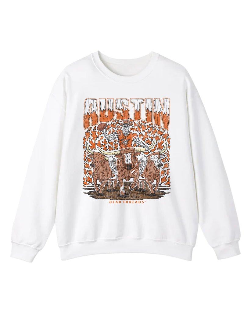 AUSTIN FOOTBALL CREWNECK SWEATSHIRT – Sweatshirt – Dead Threads Apparel