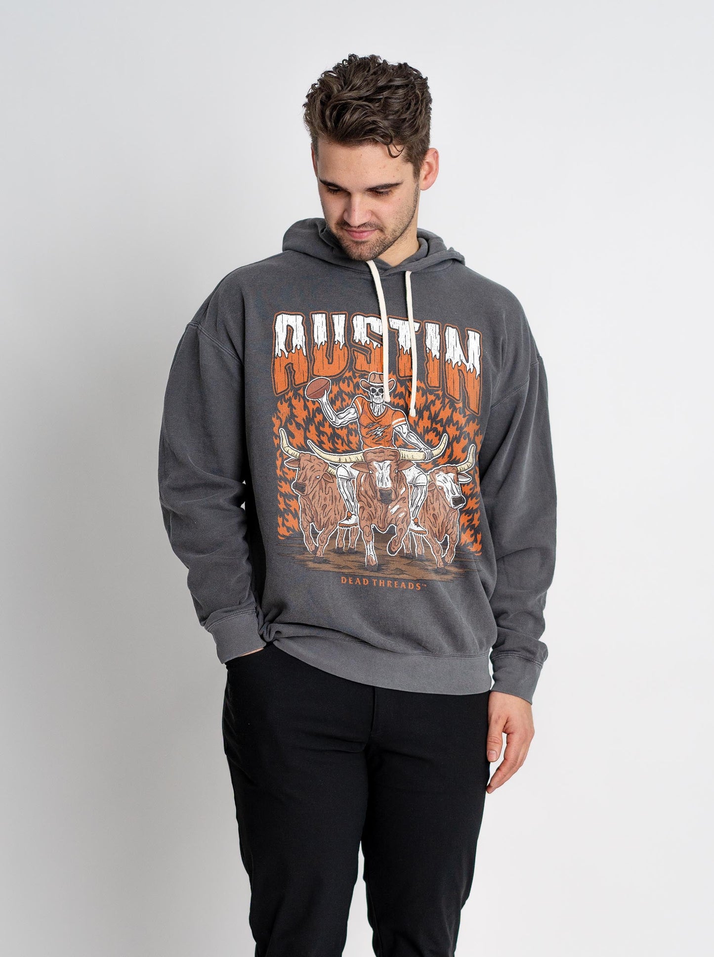 AUSTIN FOOTBALL - LIGHTWEIGHT HOODIE – Lightweight – Dead Threads Apparel