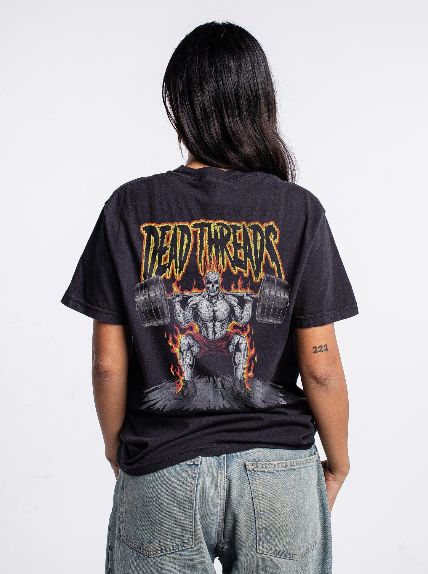 BACK BREAKER - “3 SKULL” PREMIUM T - SHIRT – T-Shirt – Dead Threads Apparel
