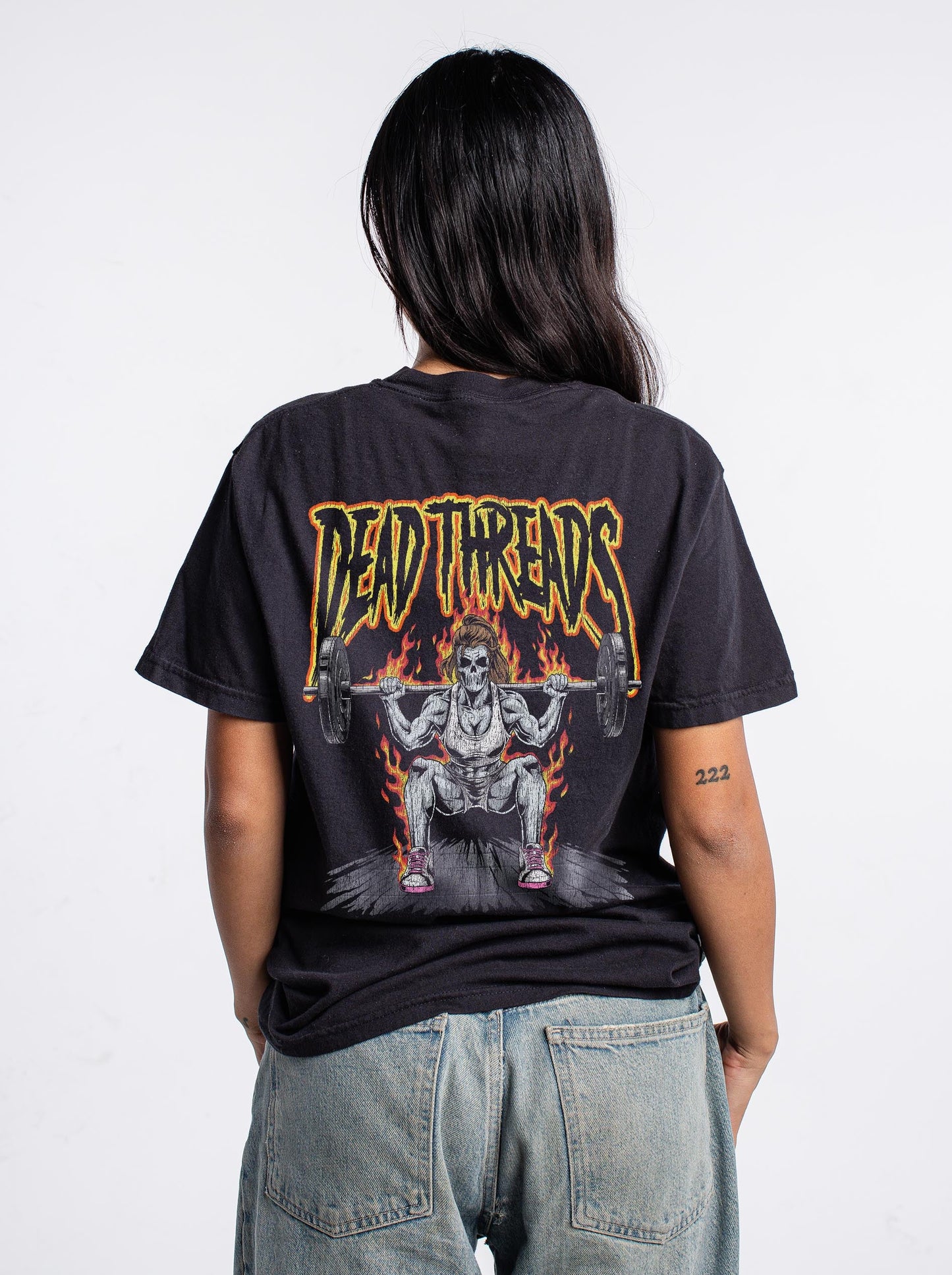 "BACK BREAKER, XX" - “3 SKULL” PREMIUM T - SHIRT – T-Shirt – Dead Threads Apparel