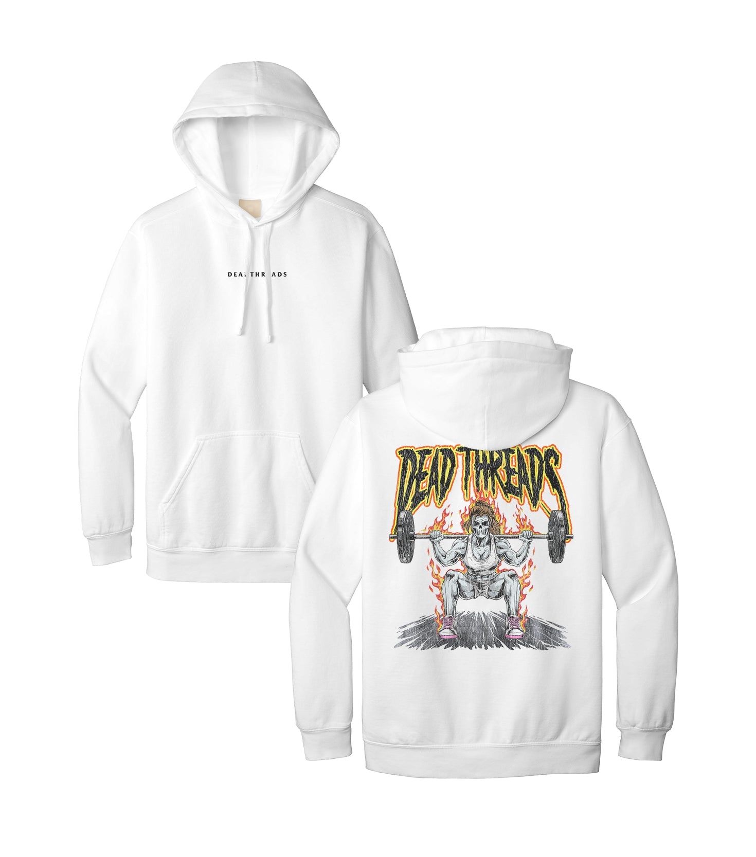 "BACK BREAKER, XX" - “DT ESSENTIAL" HOODIE – Hoodie – Dead Threads Apparel