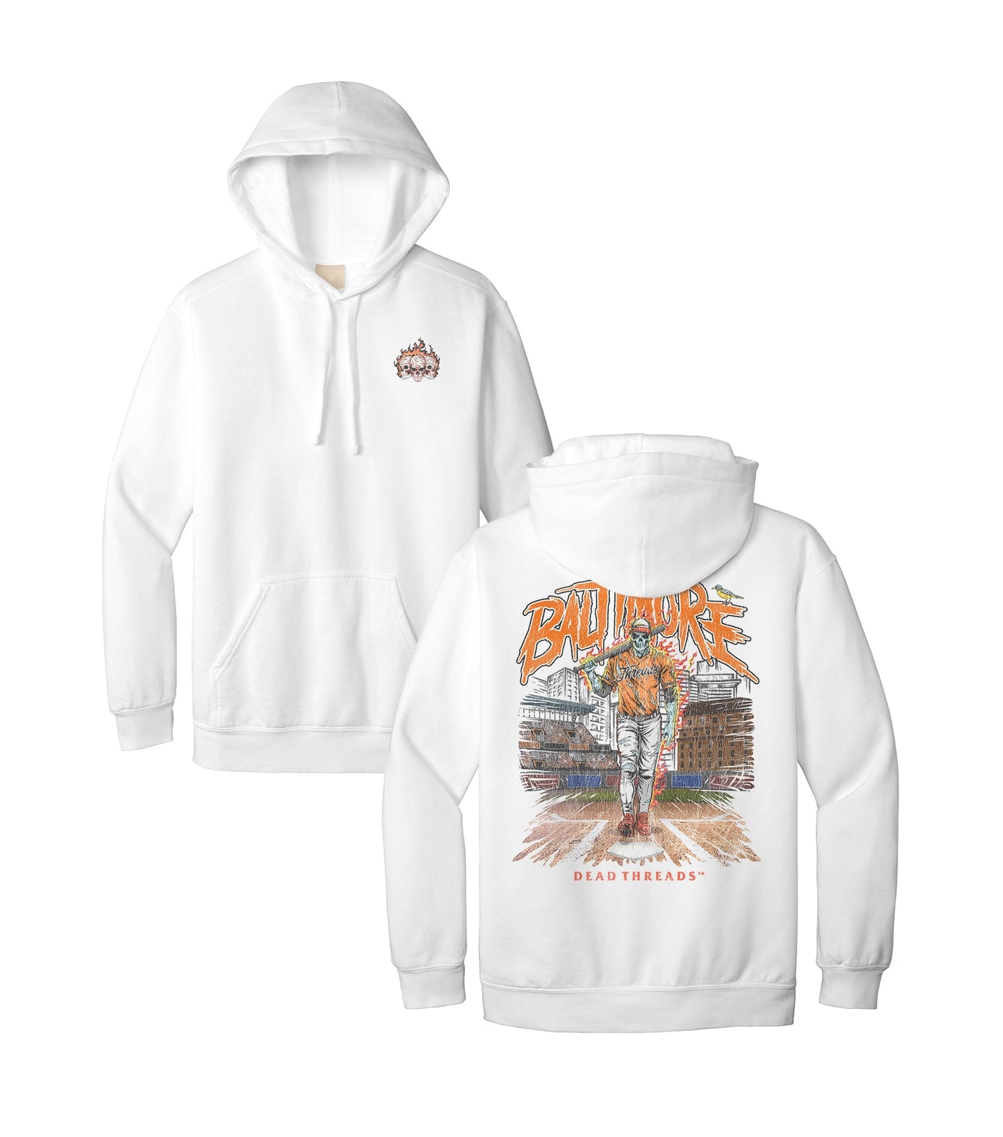 BALTIMORE BASEBALL - HOODIE – Hoodie – Dead Threads Apparel