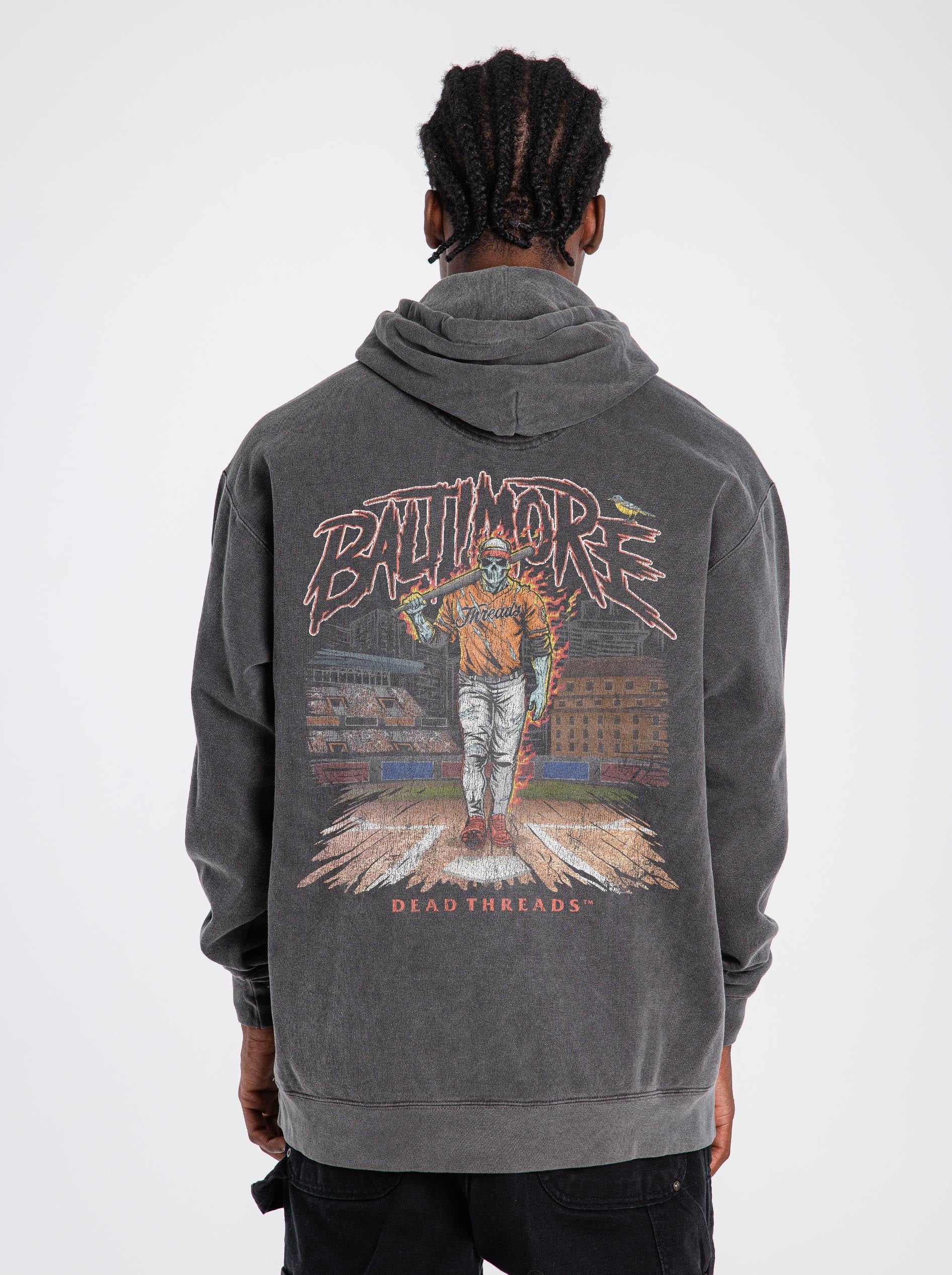 BALTIMORE BASEBALL - HOODIE – Hoodie – Dead Threads Apparel