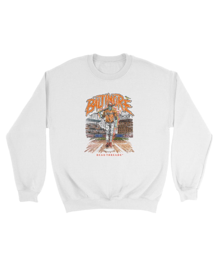 BALTIMORE BASEBALL KIDS CREWNECK SWEATSHIRT – Kids clothes – Dead Threads Apparel