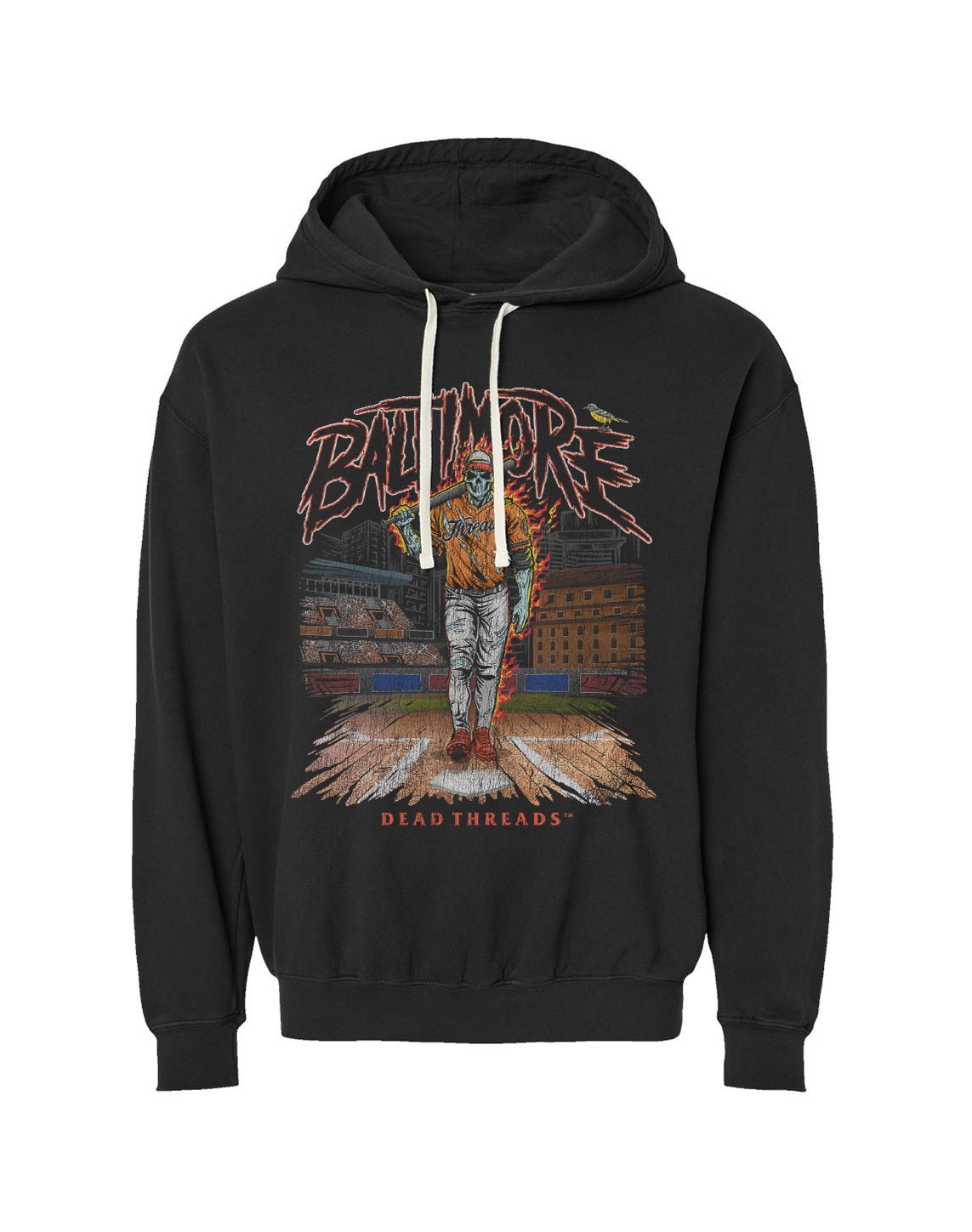 BALTIMORE BASEBALL - LIGHTWEIGHT HOODIE – Lightweight – Dead Threads Apparel