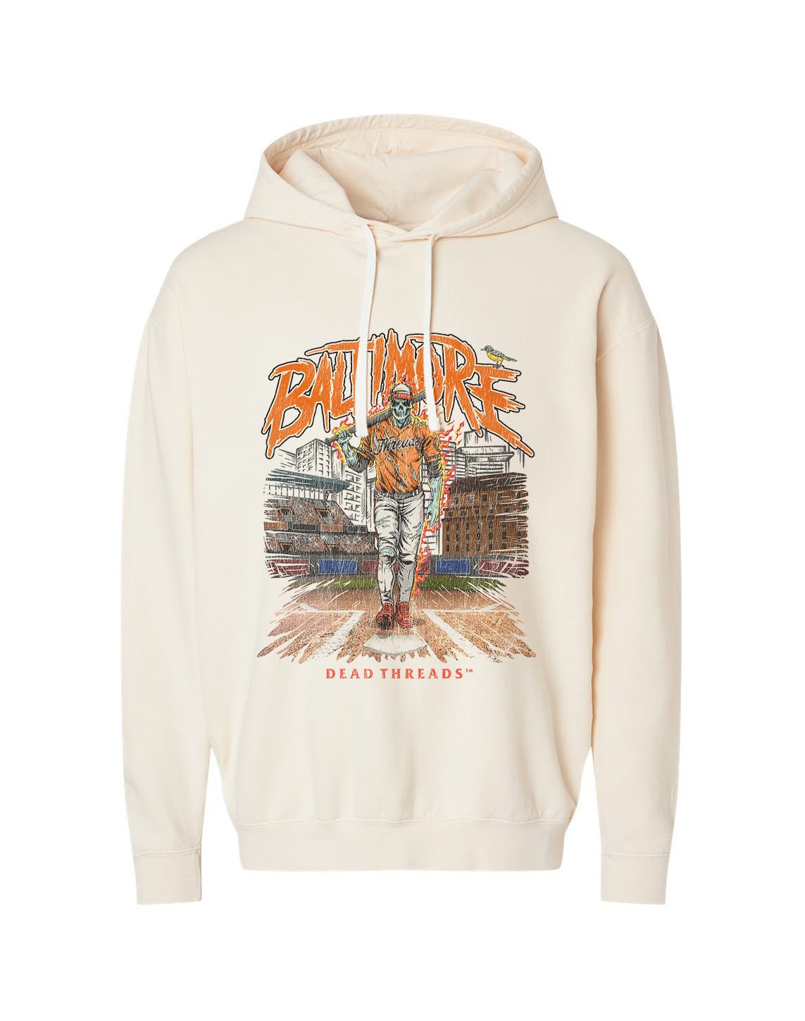 BALTIMORE BASEBALL - LIGHTWEIGHT HOODIE – Lightweight – Dead Threads Apparel