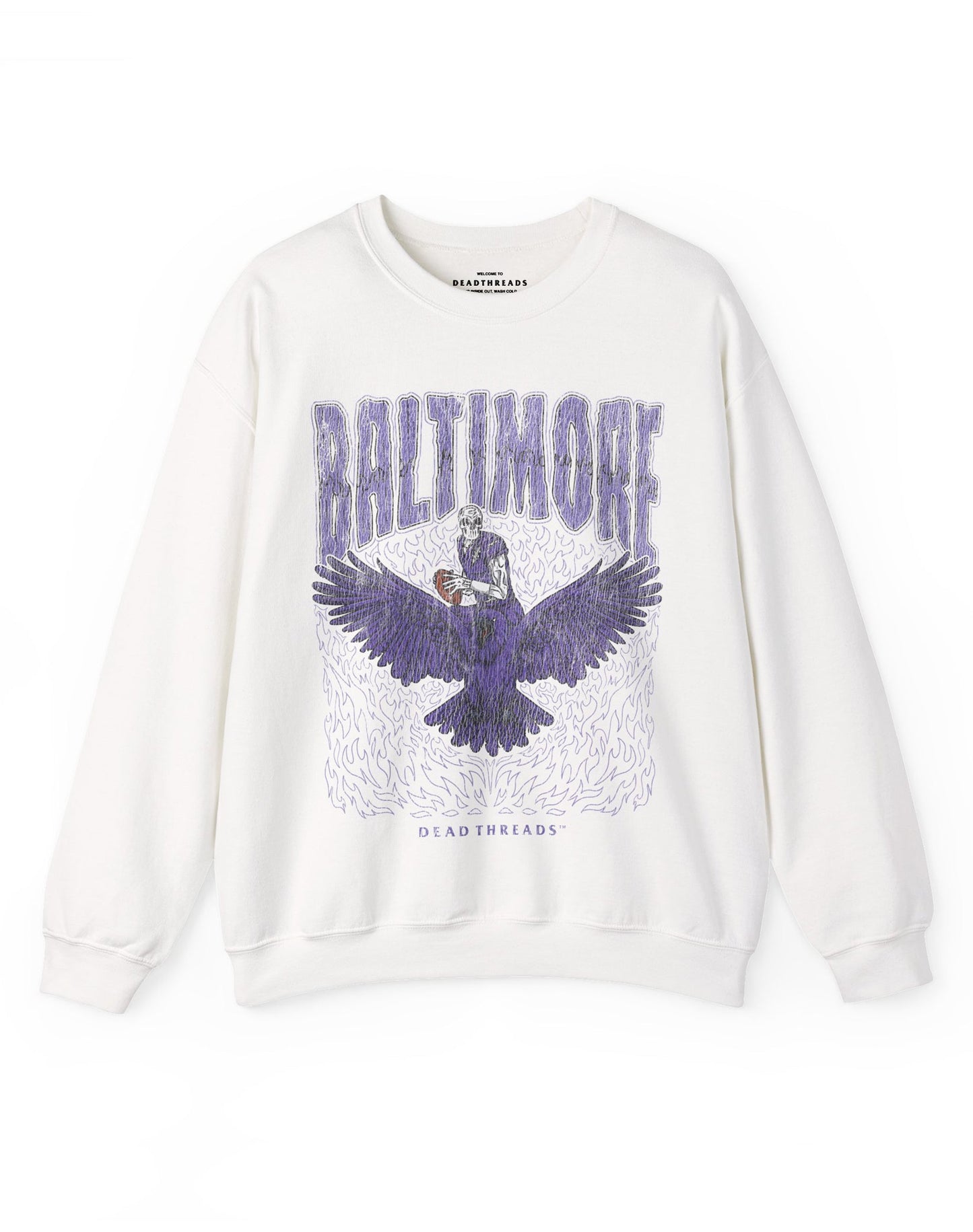 BALTIMORE FOOTBALL v1 CREWNECK SWEATSHIRT – Sweatshirt – Dead Threads Apparel