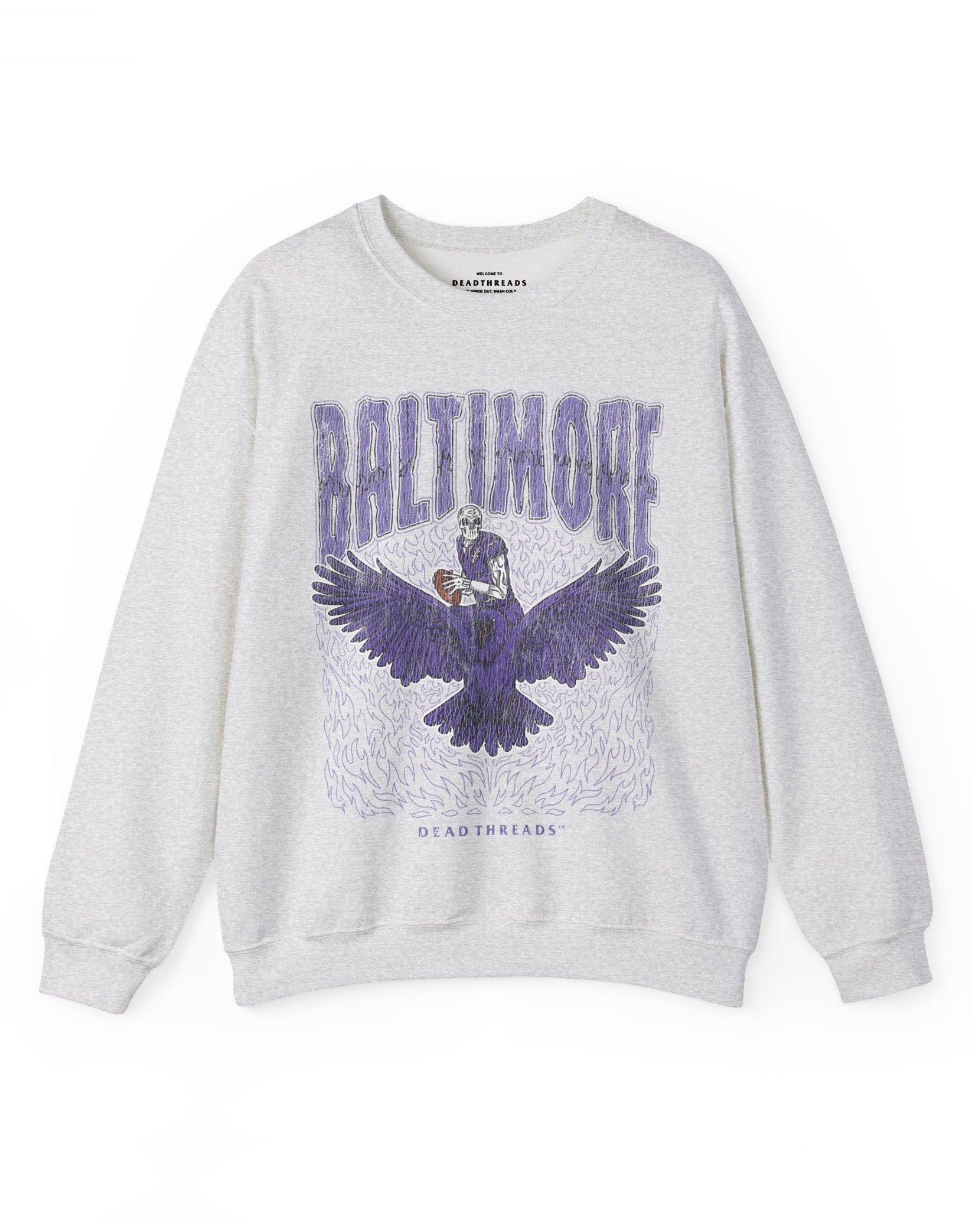 BALTIMORE FOOTBALL v1 CREWNECK SWEATSHIRT – Sweatshirt – Dead Threads Apparel