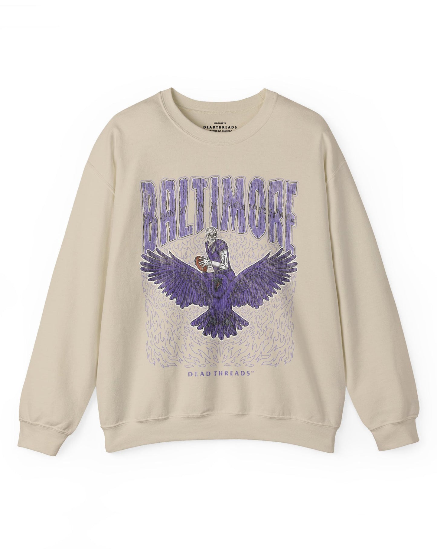 BALTIMORE FOOTBALL v1 CREWNECK SWEATSHIRT – Sweatshirt – Dead Threads Apparel