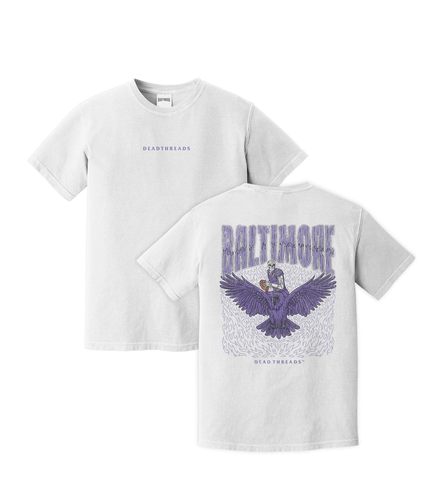 BALTIMORE FOOTBALL v1 - “DT ESSENTIAL" PREMIUM T - SHIRT – T-Shirt – Dead Threads Apparel