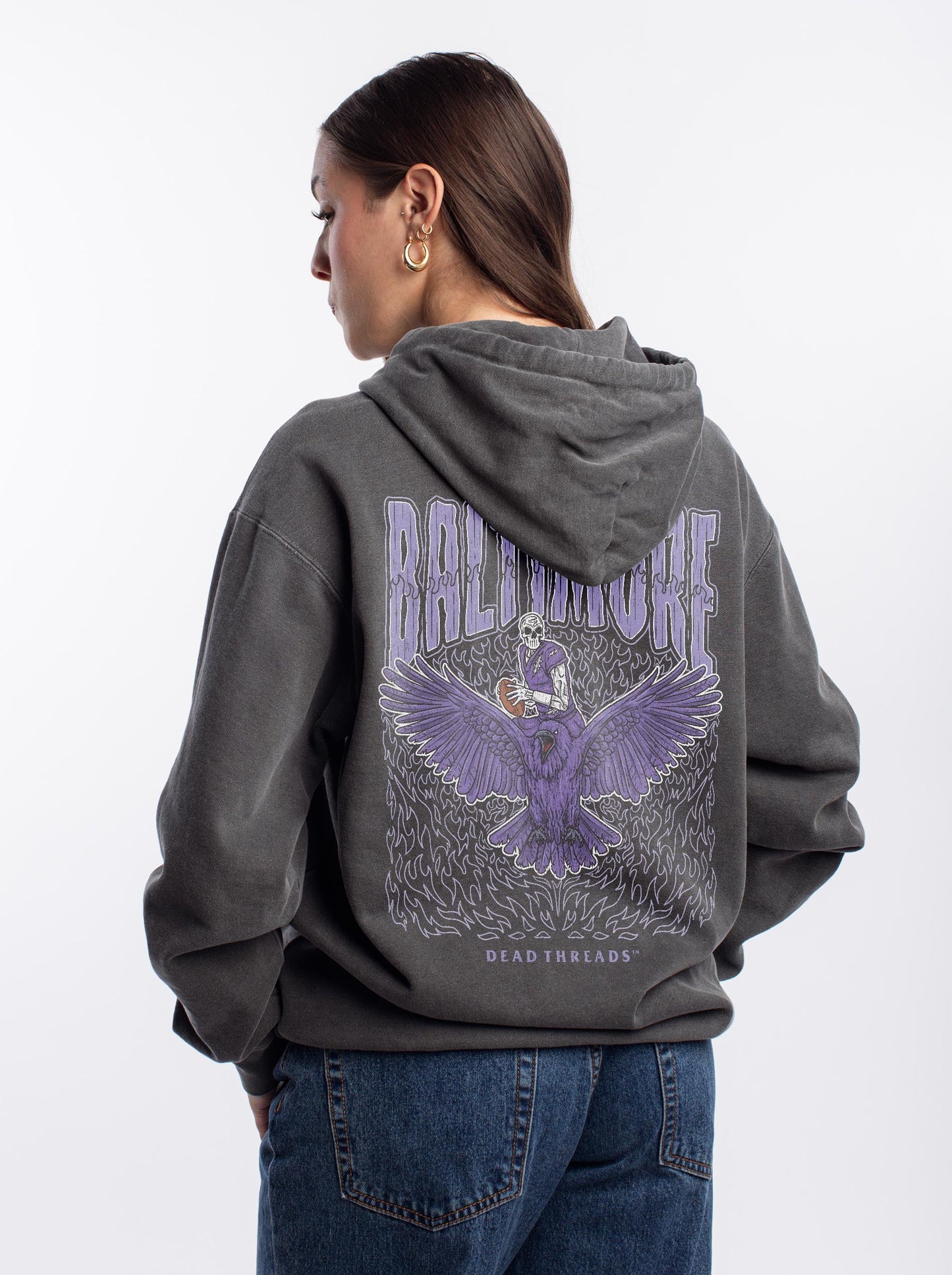 BALTIMORE FOOTBALL v1 - HOODIE – Hoodie – Dead Threads Apparel