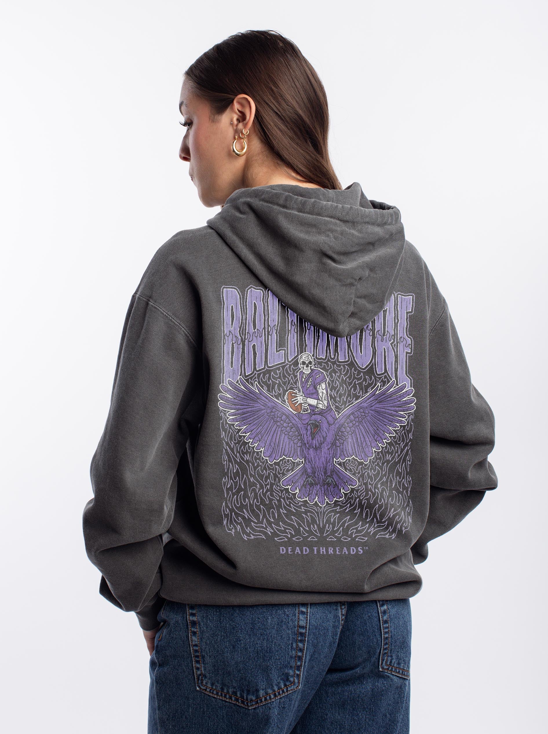BALTIMORE FOOTBALL v1 - HOODIE – Hoodie – Dead Threads Apparel