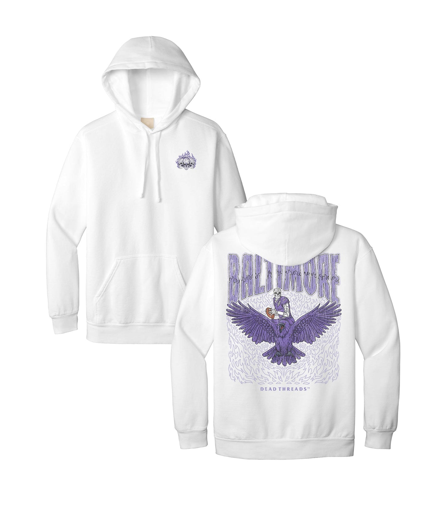 BALTIMORE FOOTBALL v1 - HOODIE – Hoodie – Dead Threads Apparel