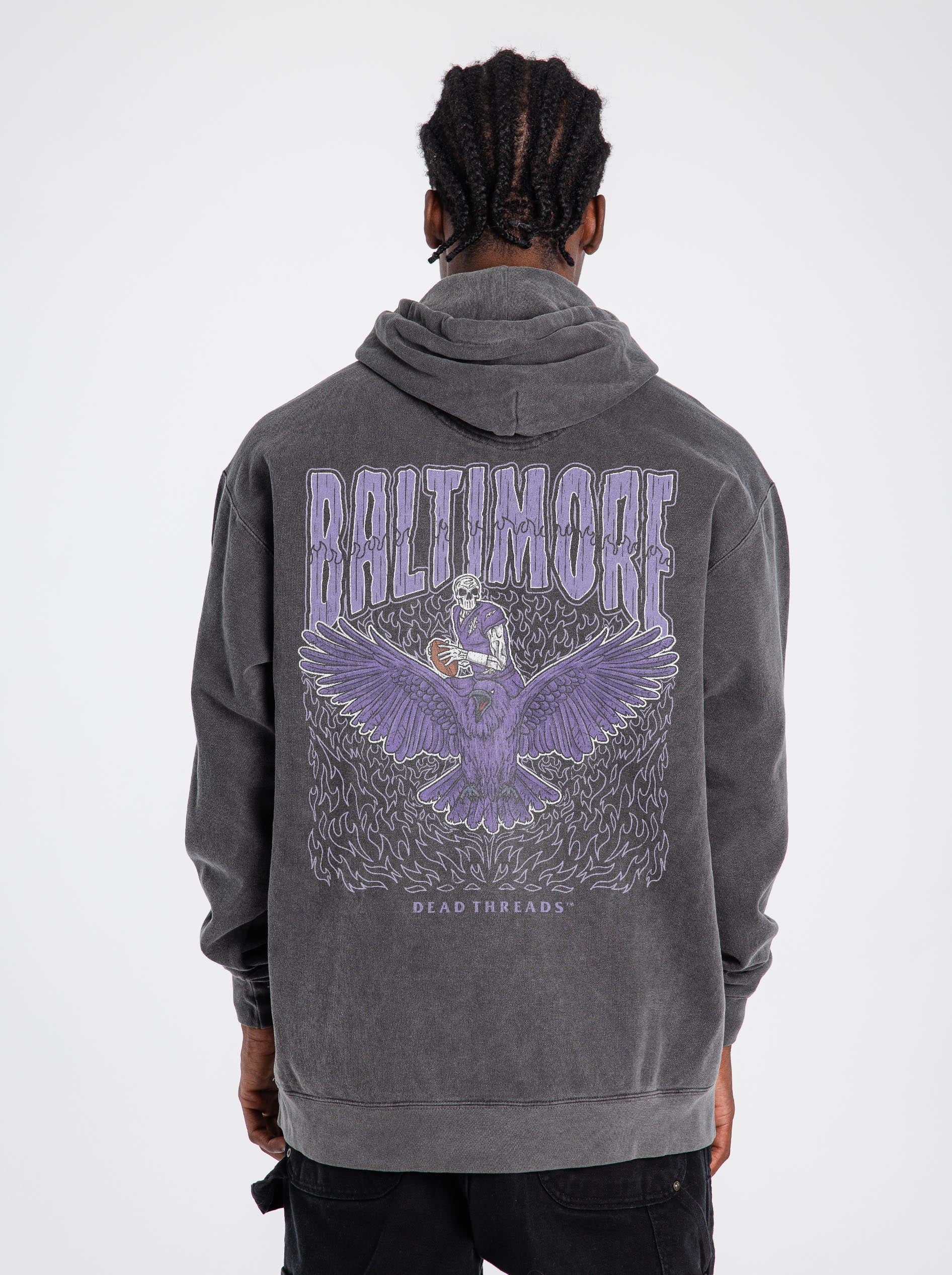 BALTIMORE FOOTBALL v1 - HOODIE – Hoodie – Dead Threads Apparel