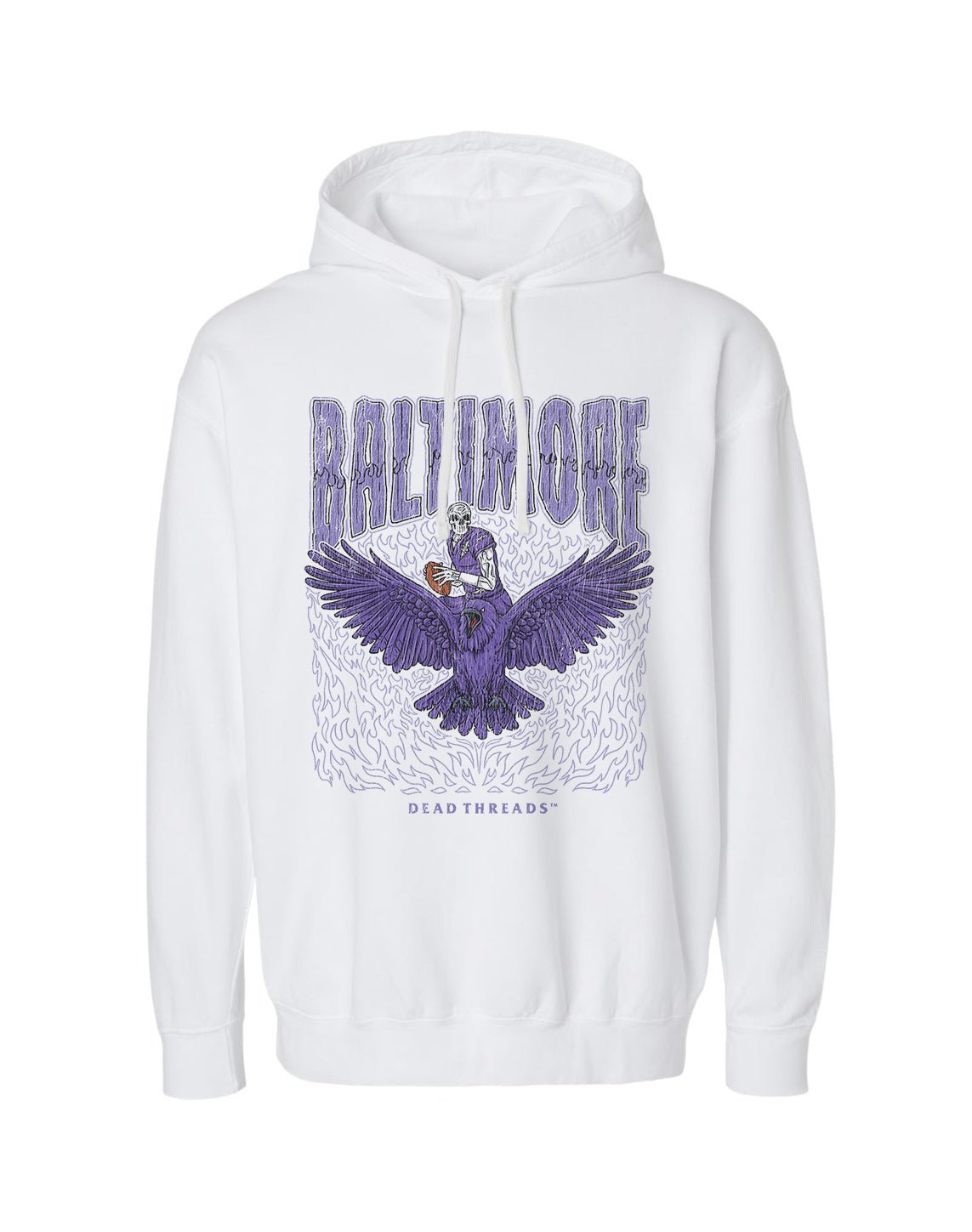 BALTIMORE FOOTBALL v1 - LIGHTWEIGHT HOODIE – Lightweight – Dead Threads Apparel