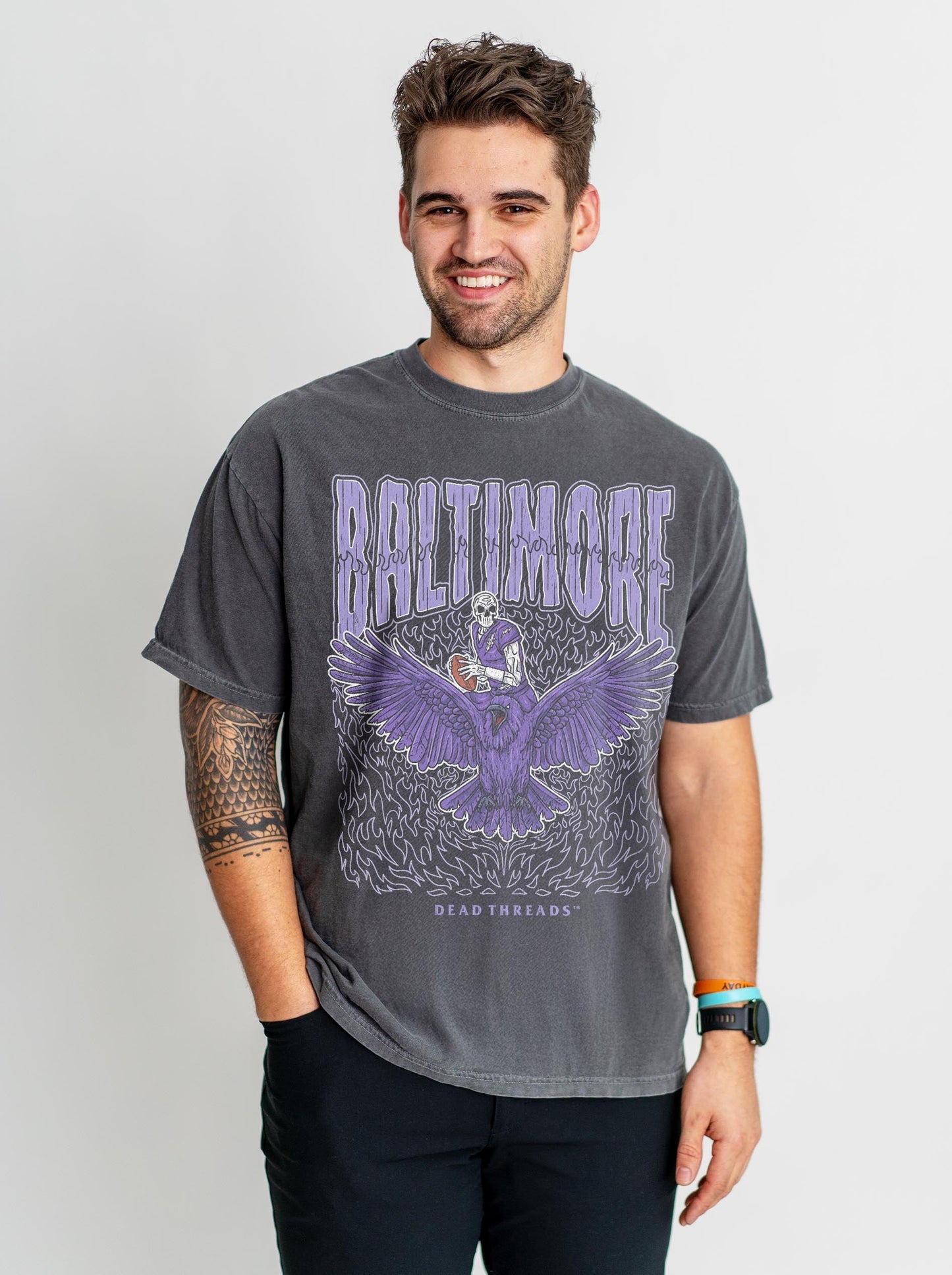 BALTIMORE FOOTBALL v1 – T-Shirt – Dead Threads Apparel