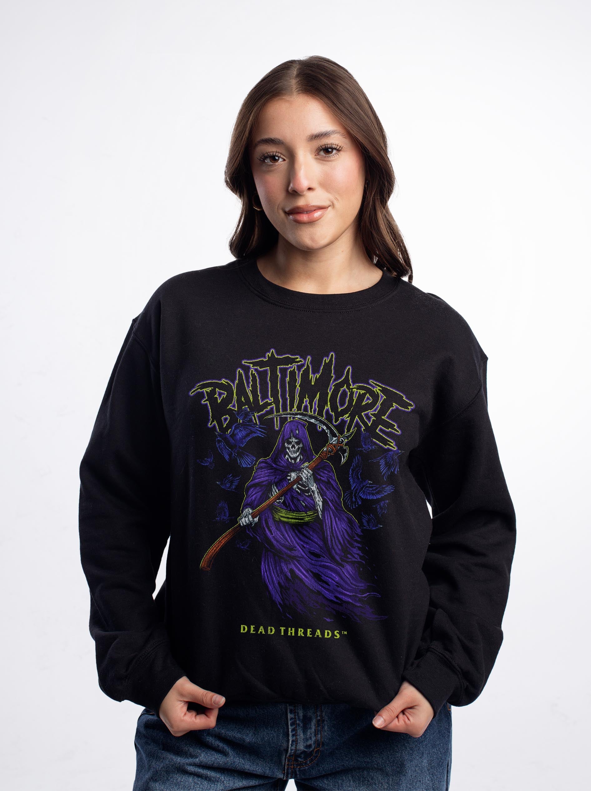 BALTIMORE FOOTBALL v2 CREWNECK SWEATSHIRT – Sweatshirt – Dead Threads Apparel