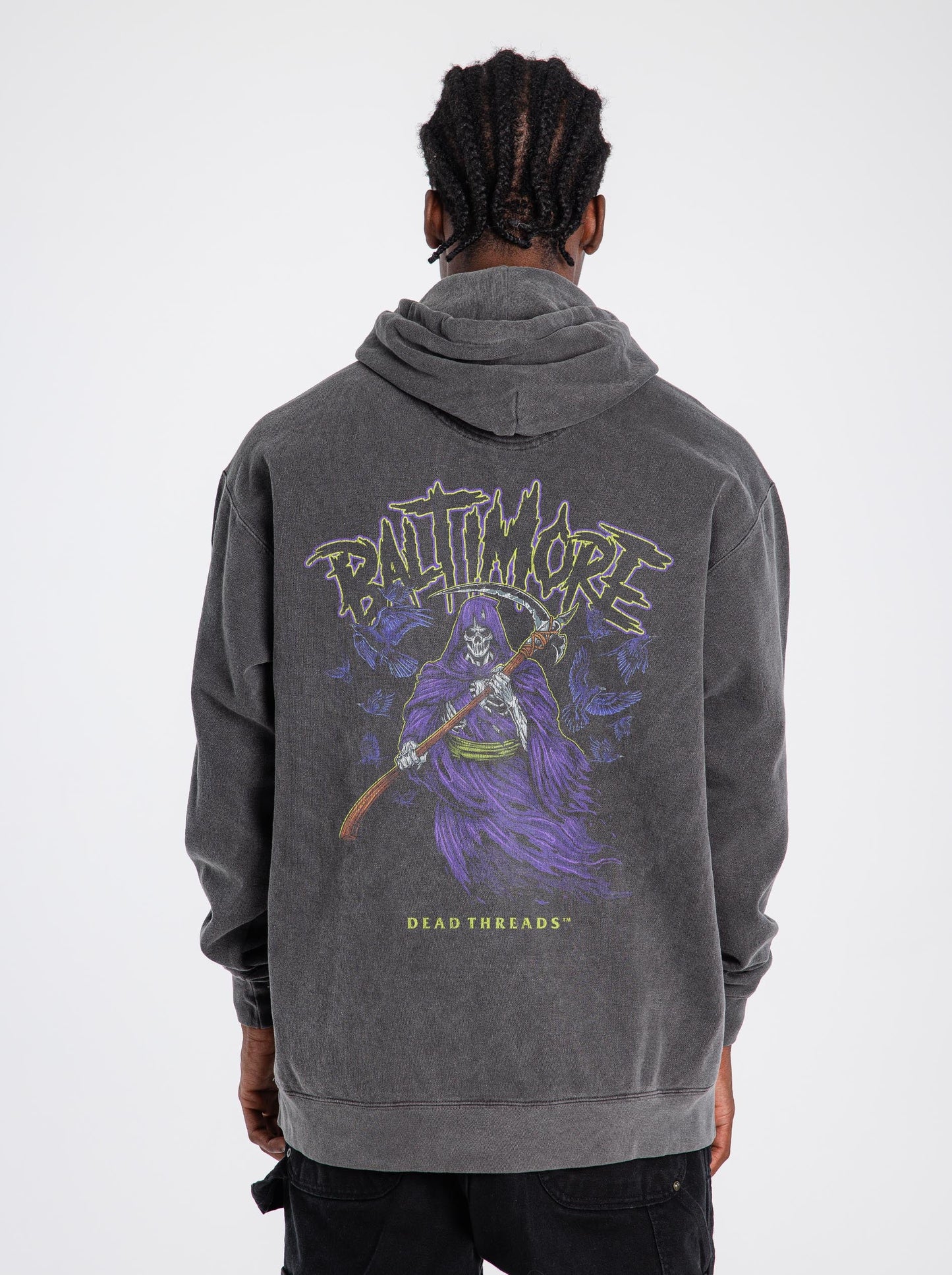BALTIMORE FOOTBALL v2 - “DT ESSENTIAL" HOODIE – Hoodie – Dead Threads Apparel