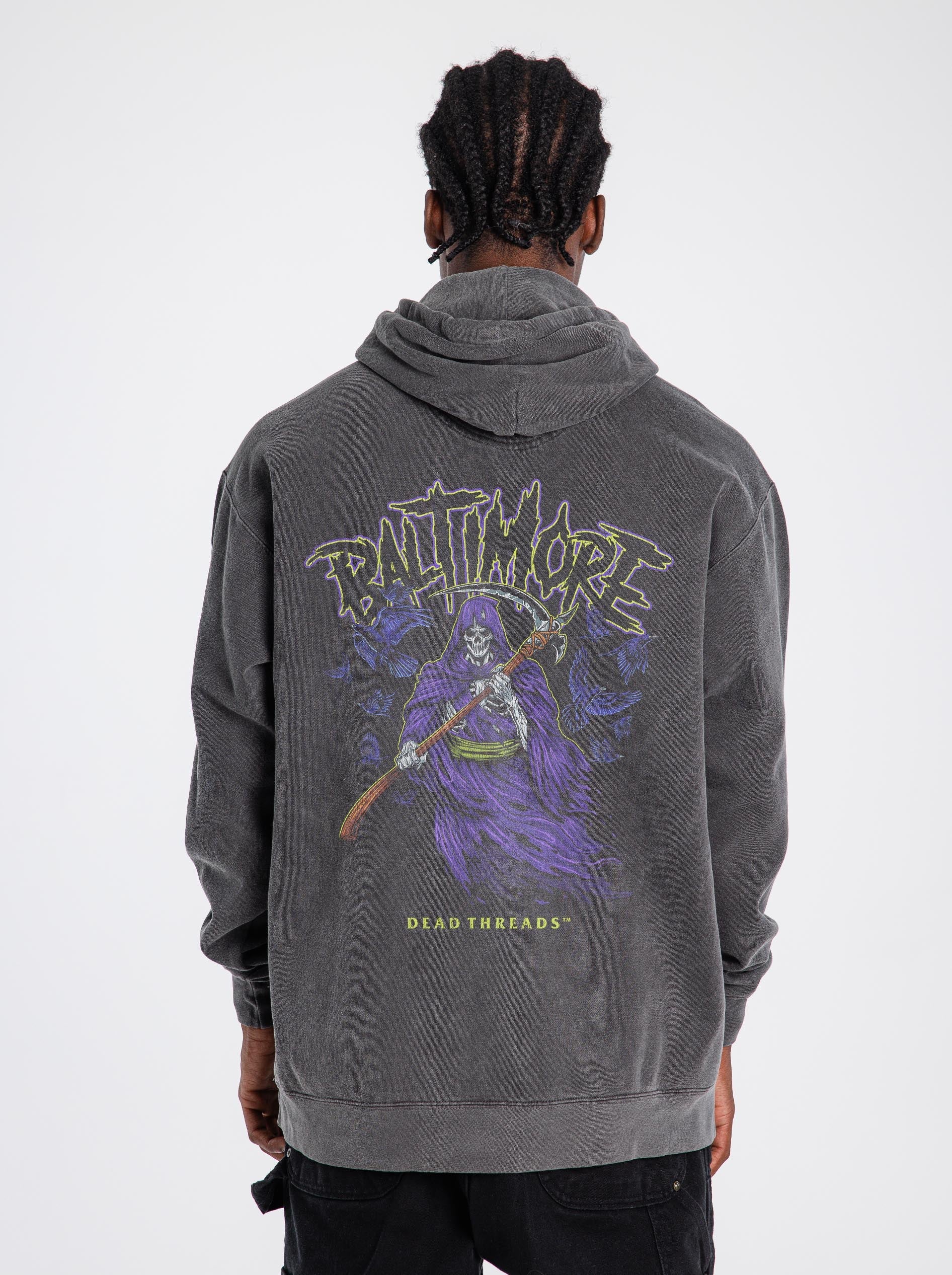 BALTIMORE FOOTBALL v2 - “DT ESSENTIAL" HOODIE – Hoodie – Dead Threads Apparel