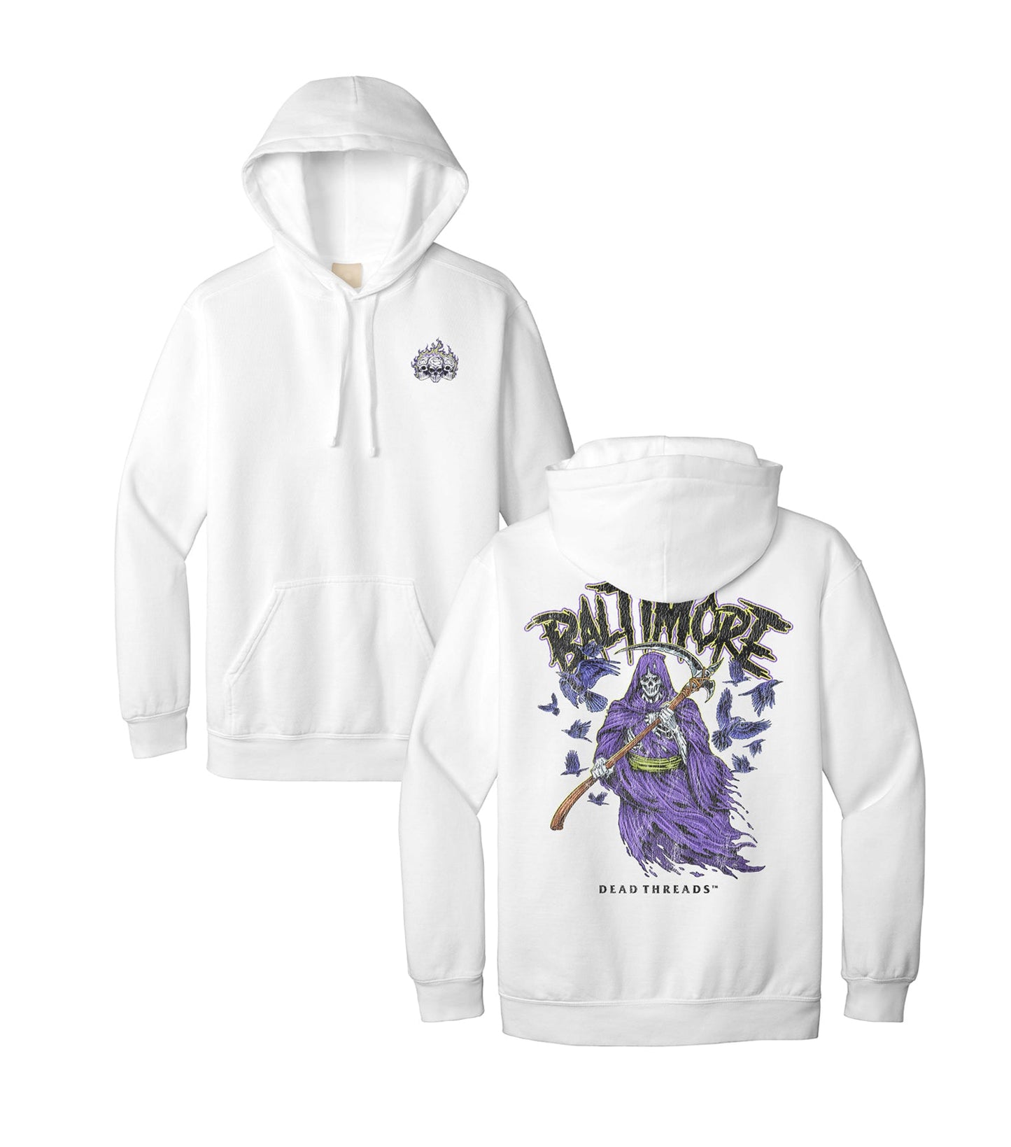 BALTIMORE FOOTBALL v2 - HOODIE – Hoodie – Dead Threads Apparel