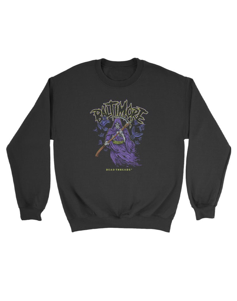 BALTIMORE FOOTBALL v2 KIDS CREWNECK SWEATSHIRT – Kids clothes – Dead Threads Apparel