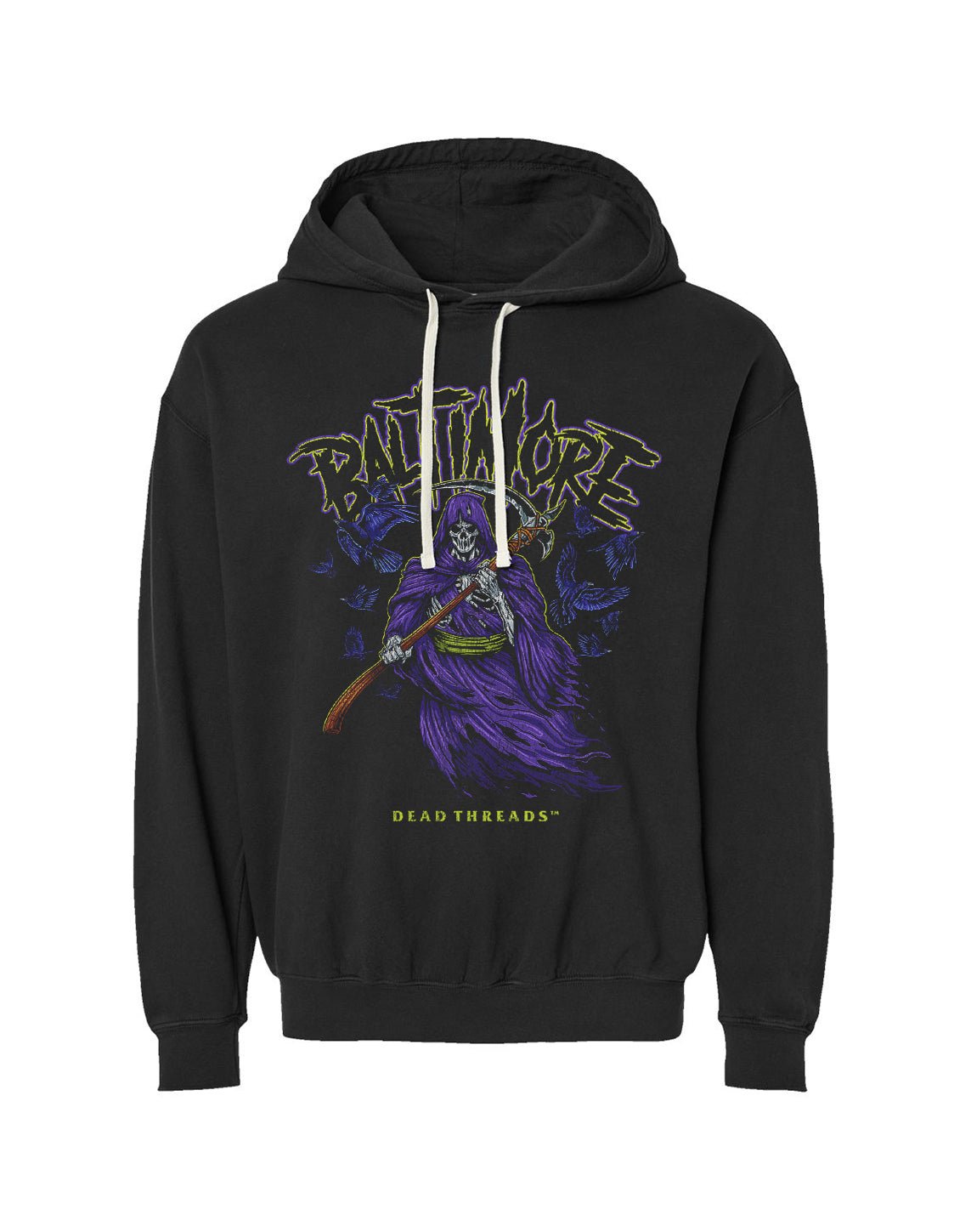 BALTIMORE FOOTBALL v2 - LIGHTWEIGHT HOODIE – Lightweight – Dead Threads Apparel