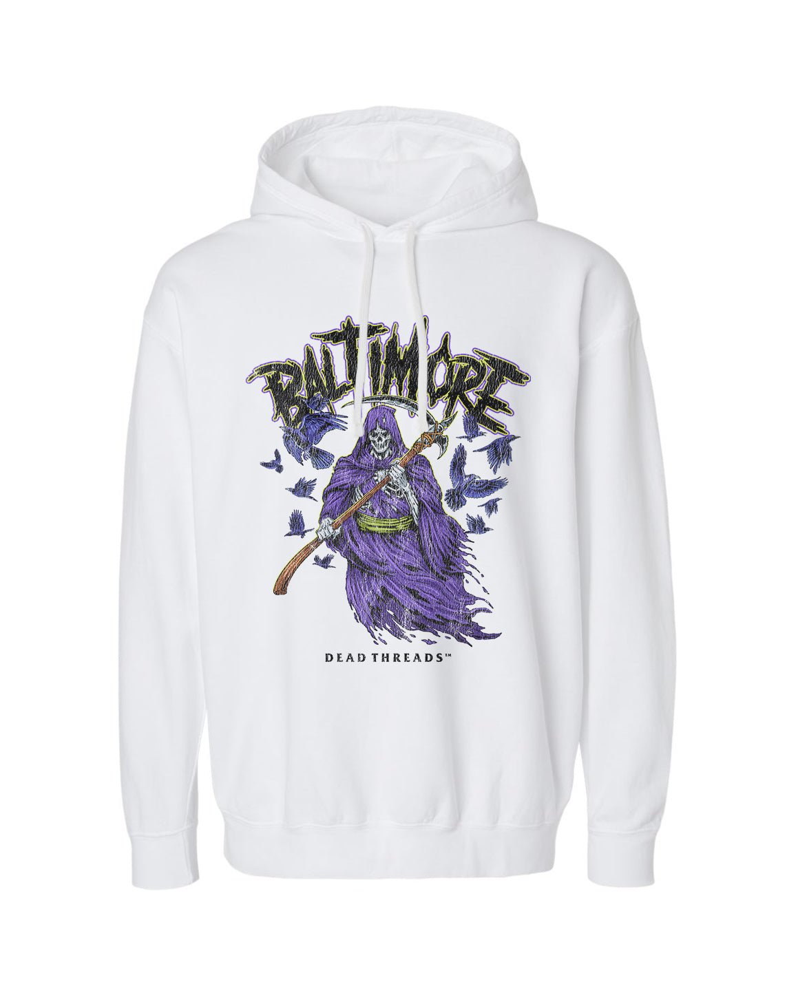 BALTIMORE FOOTBALL v2 - LIGHTWEIGHT HOODIE – Lightweight – Dead Threads Apparel