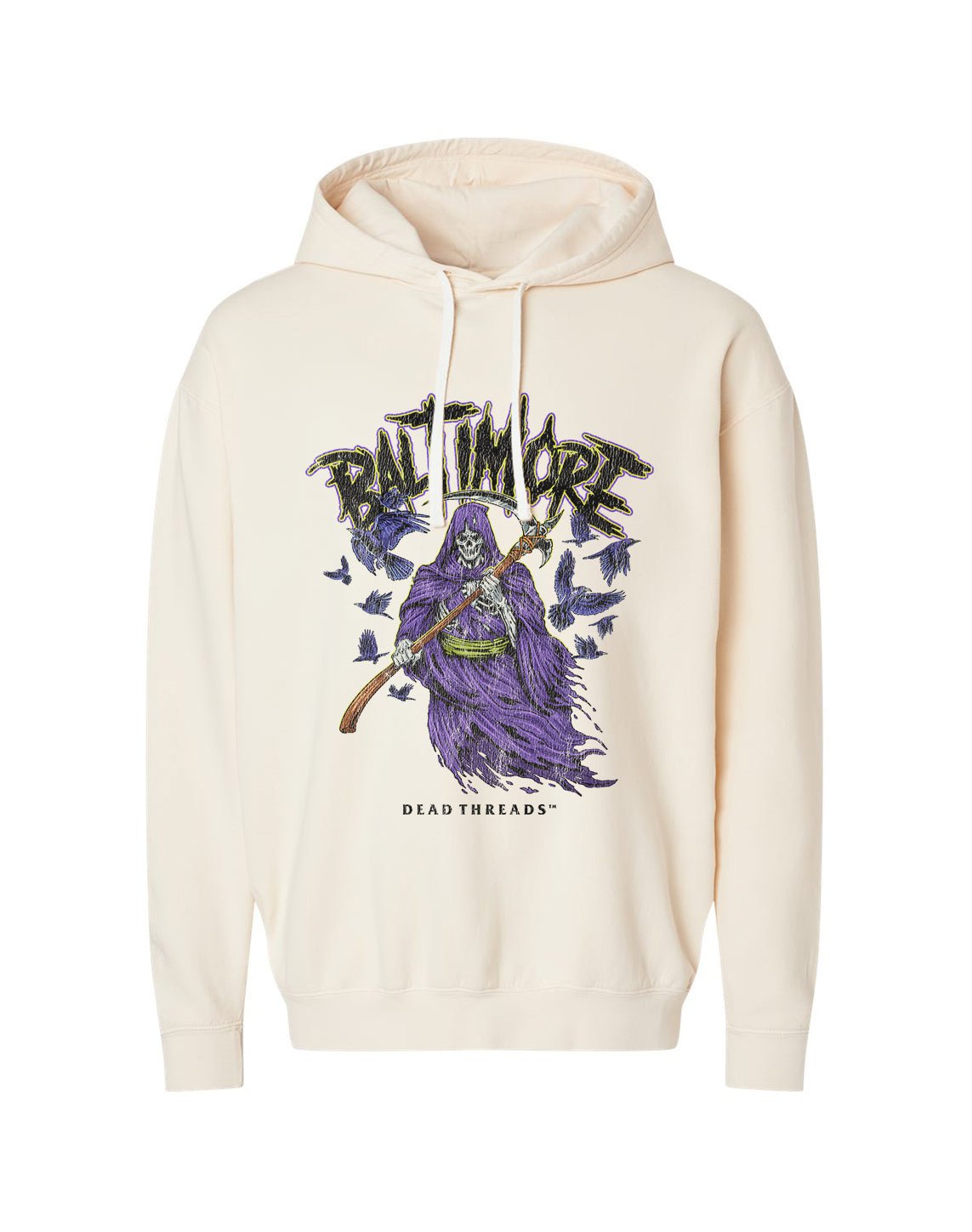 BALTIMORE FOOTBALL v2 - LIGHTWEIGHT HOODIE – Lightweight – Dead Threads Apparel
