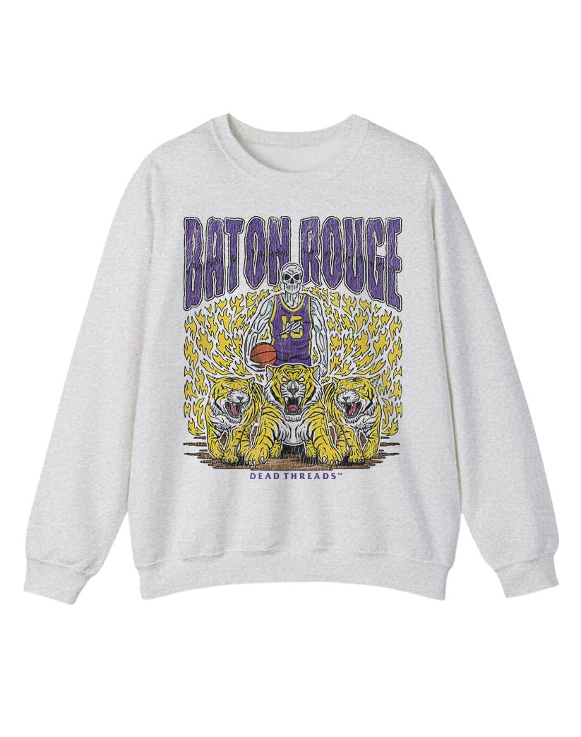 BATON ROUGE BASKETBALL CREWNECK SWEATSHIRT – Sweatshirt – Dead Threads Apparel