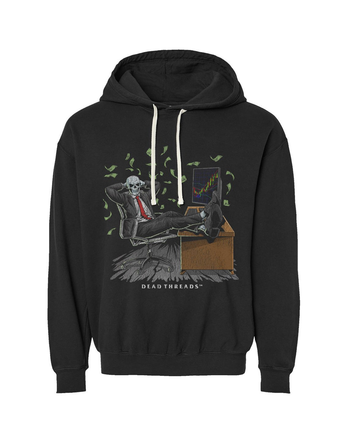 BEARS, BULLS, AND BONES - LIGHTWEIGHT HOODIE – Lightweight – Dead Threads Apparel