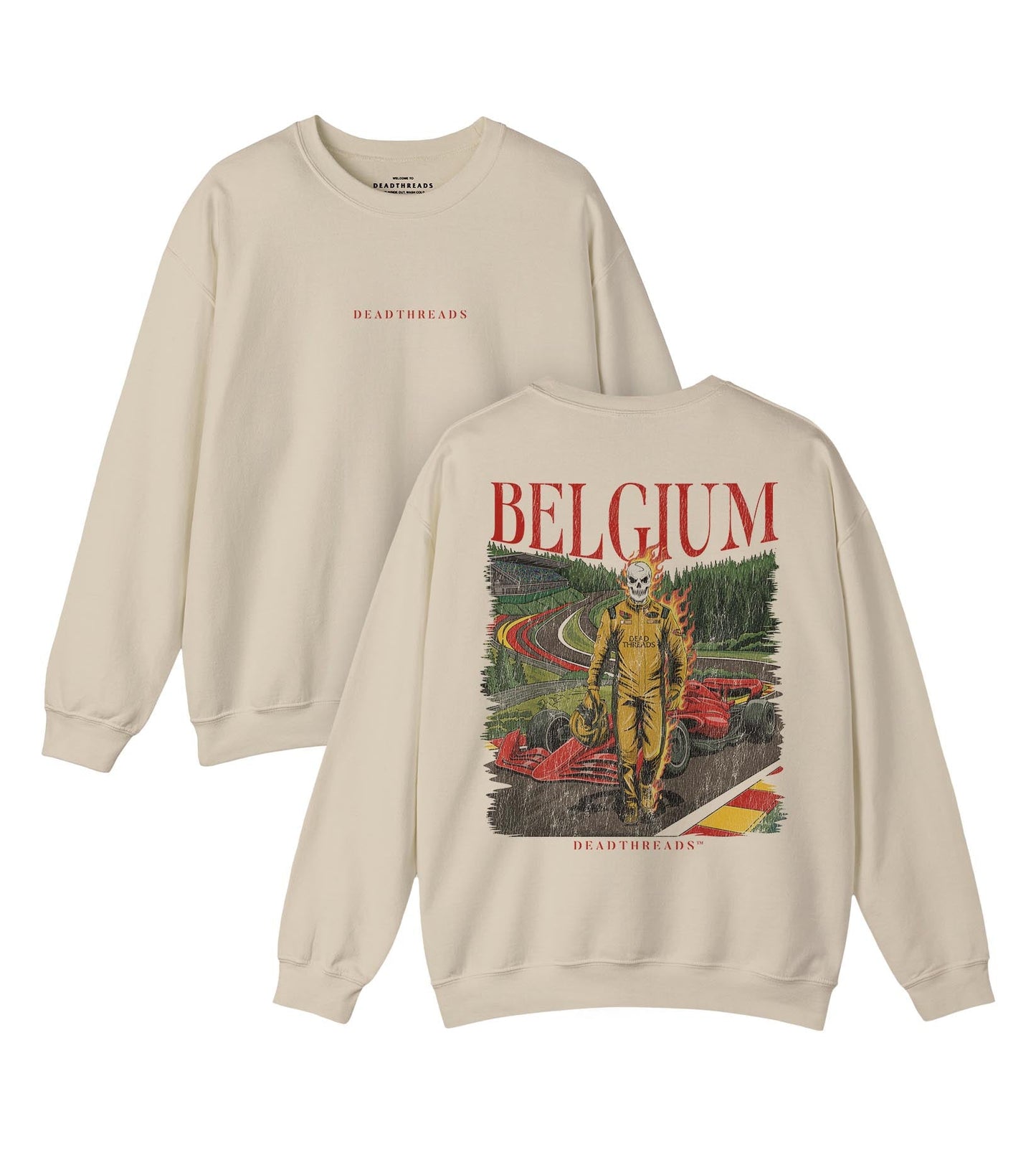 BELGIUM - “DT ESSENTIAL" CREWNECK SWEATSHIRT – Sweatshirt – Dead Threads Apparel