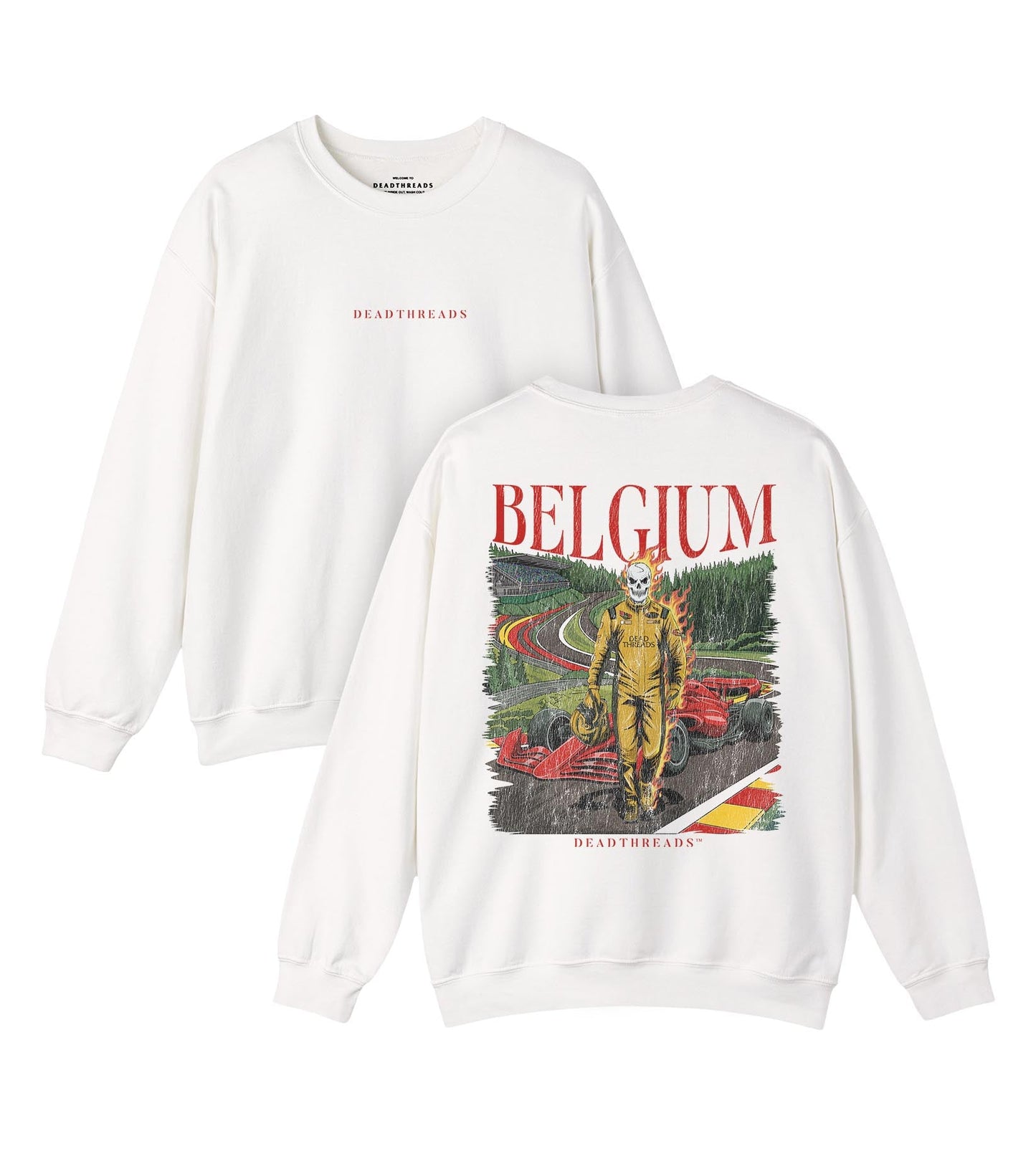 BELGIUM - “DT ESSENTIAL" CREWNECK SWEATSHIRT – Sweatshirt – Dead Threads Apparel