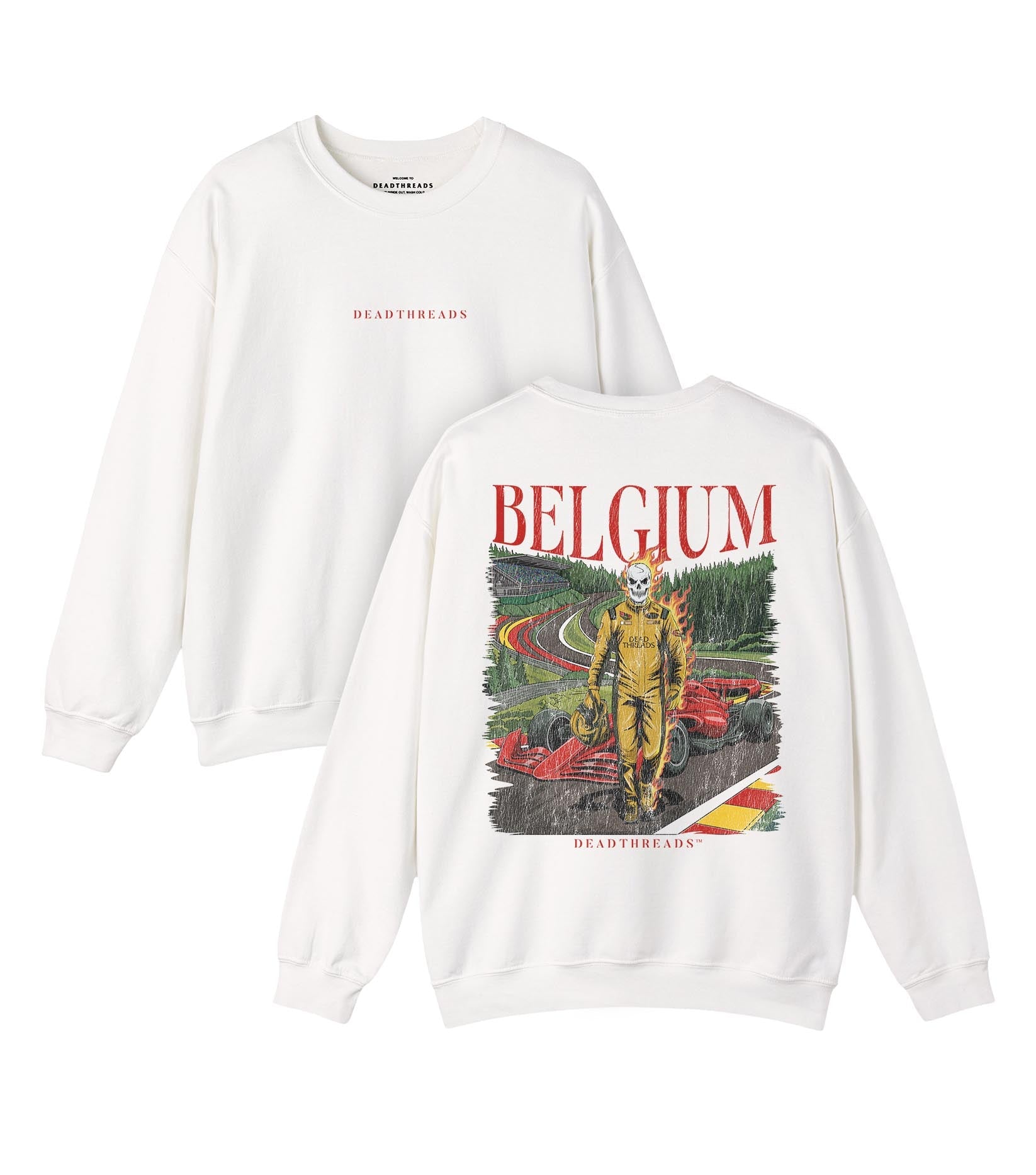 BELGIUM - “DT ESSENTIAL" CREWNECK SWEATSHIRT – Sweatshirt – Dead Threads Apparel