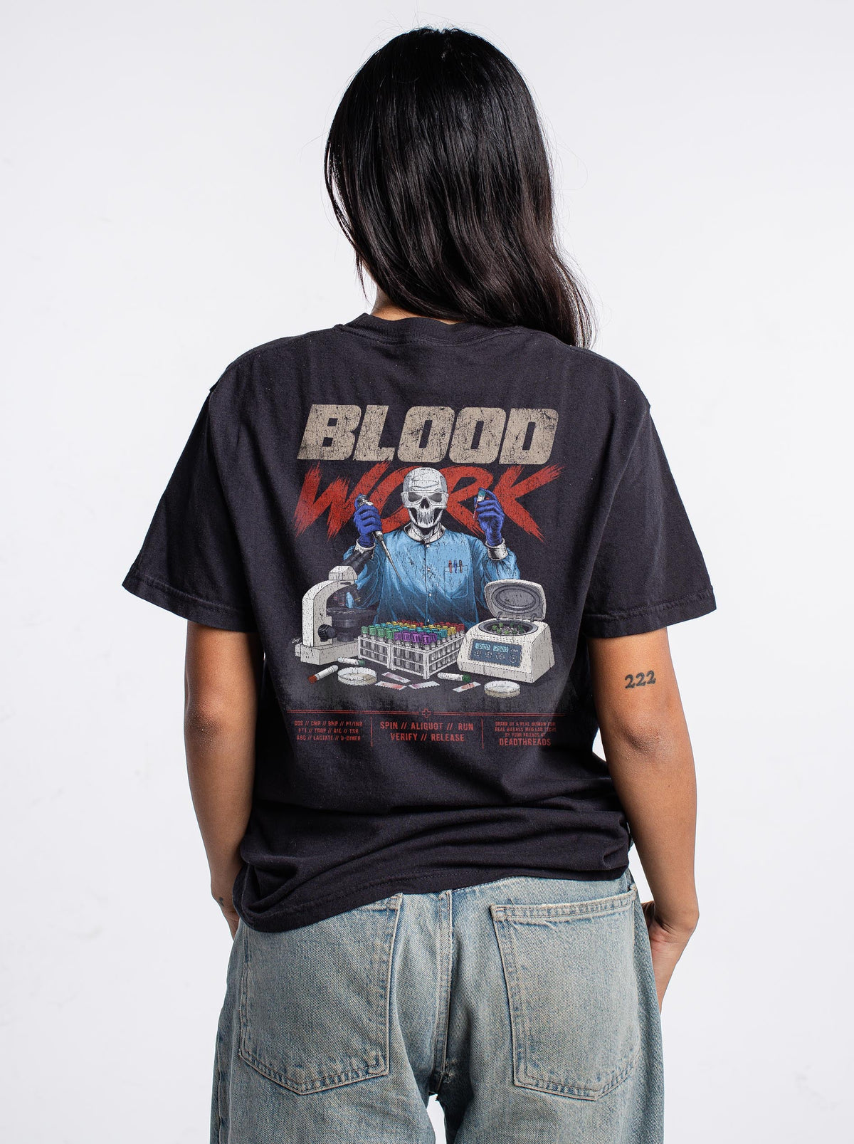 BLOOD WORK - “DT ESSENTIAL" PREMIUM T-SHIRT – T-Shirt – Dead Threads Apparel