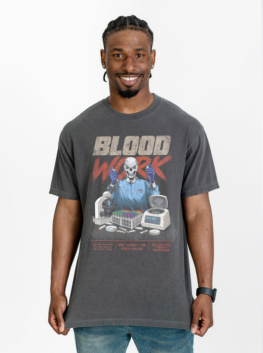 BLOOD WORK – T-Shirt – Dead Threads Apparel