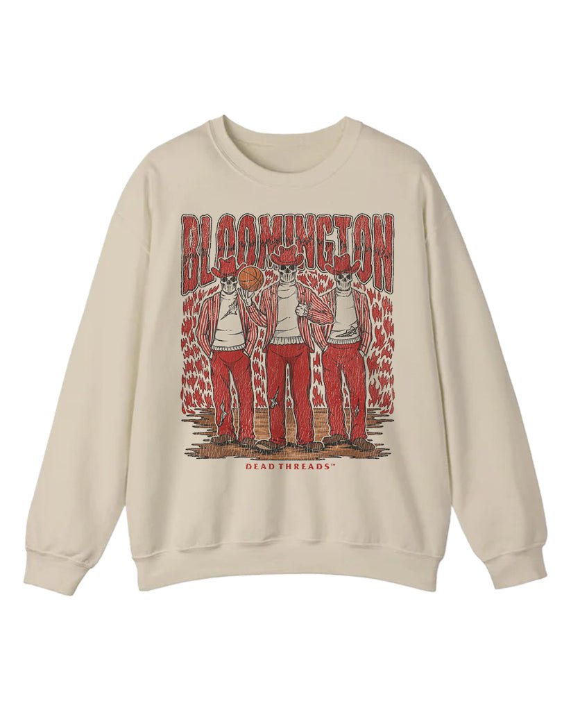 BLOOMINGTON BASKETBALL CREWNECK SWEATSHIRT – Sweatshirt – Dead Threads Apparel
