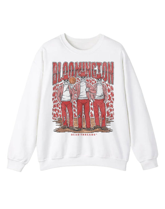 BLOOMINGTON BASKETBALL CREWNECK SWEATSHIRT – Sweatshirt – Dead Threads Apparel