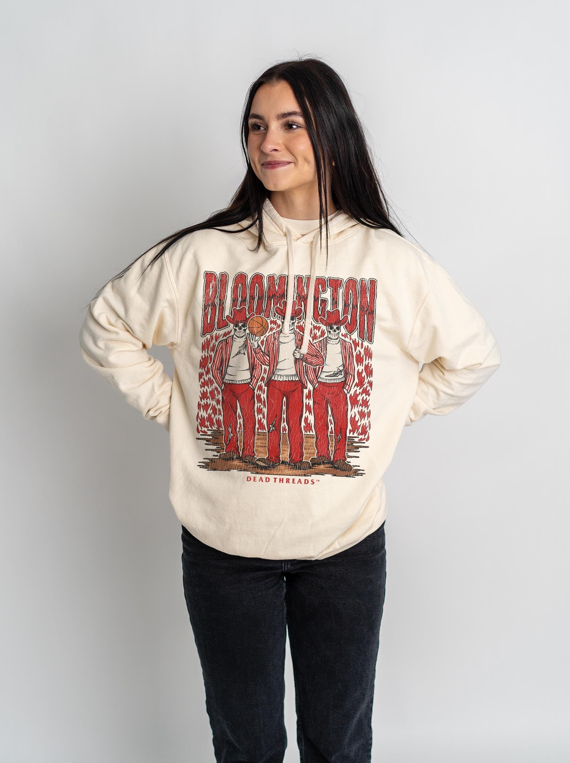 BLOOMINGTON BASKETBALL - LIGHTWEIGHT HOODIE – Lightweight – Dead Threads Apparel