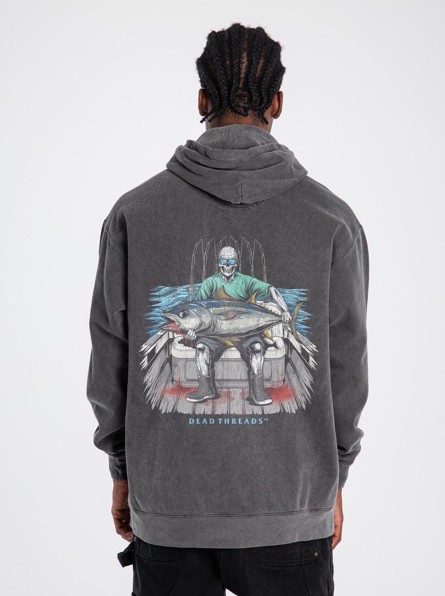 BLUEFIN BLOODBATH - “DT ESSENTIAL" HOODIE – Hoodie – Dead Threads Apparel