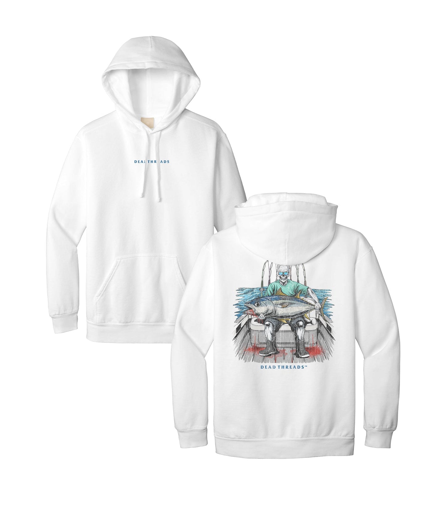 BLUEFIN BLOODBATH - “DT ESSENTIAL" HOODIE – Hoodie – Dead Threads Apparel