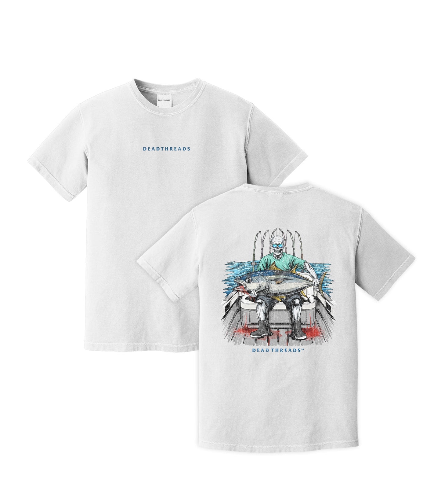 BLUEFIN BLOODBATH - “DT ESSENTIAL" PREMIUM T - SHIRT – T-Shirt – Dead Threads Apparel