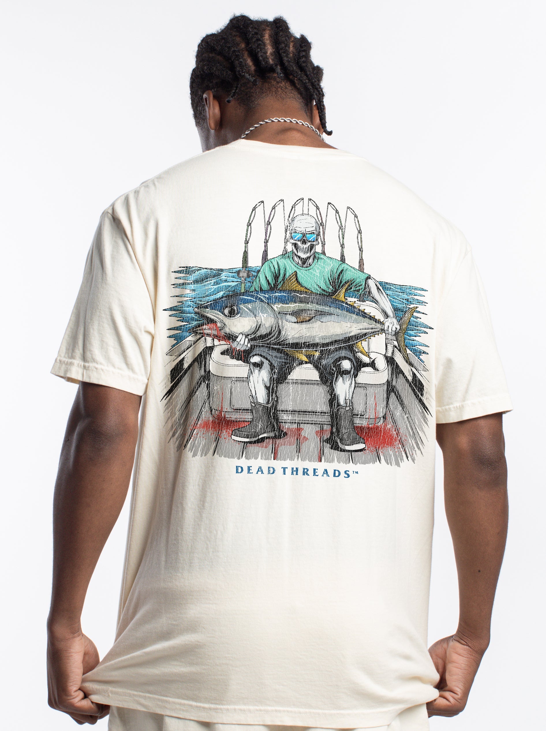 BLUEFIN BLOODBATH - “DT ESSENTIAL" PREMIUM T - SHIRT – T-Shirt – Dead Threads Apparel