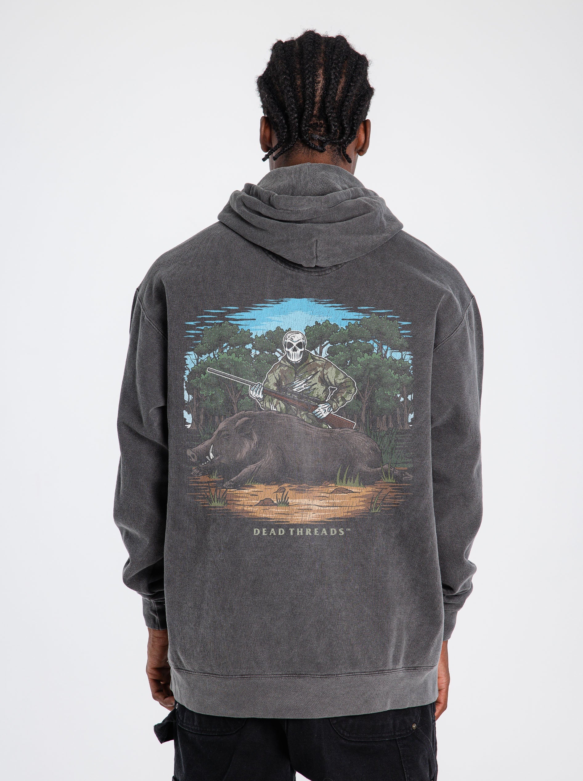 BOARED TO DEATH - “DT ESSENTIAL" HOODIE – Hoodie – Dead Threads Apparel