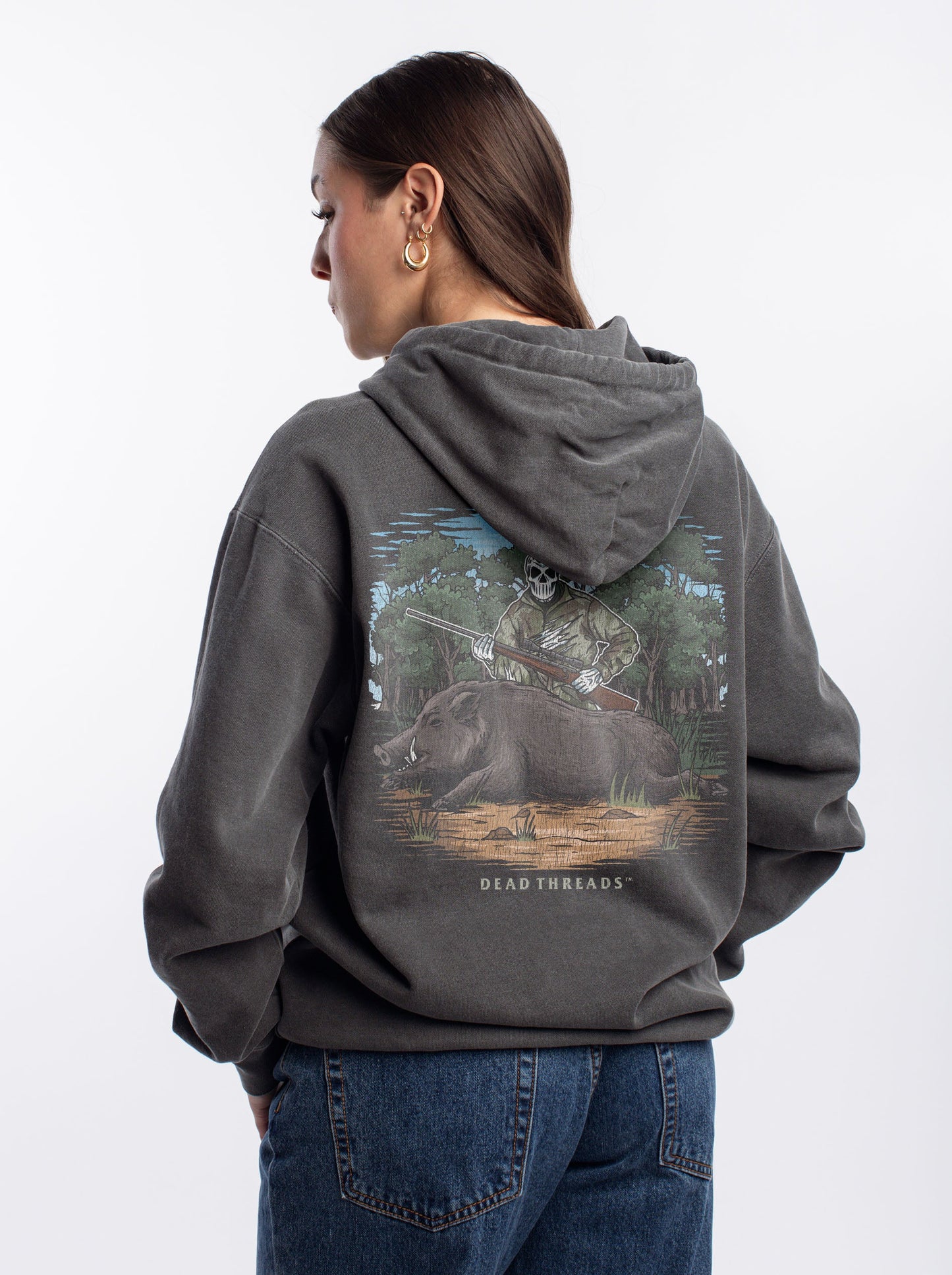 BOARED TO DEATH - “DT ESSENTIAL" HOODIE – Hoodie – Dead Threads Apparel