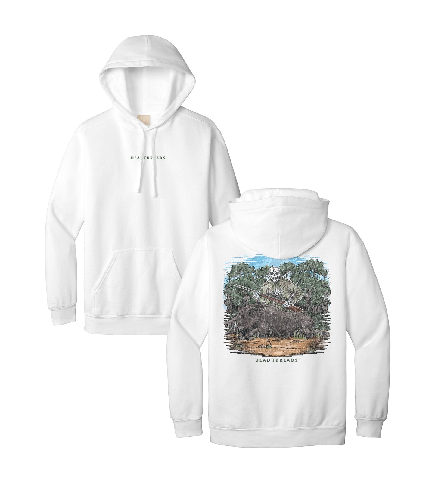 BOARED TO DEATH - “DT ESSENTIAL" HOODIE – Hoodie – Dead Threads Apparel