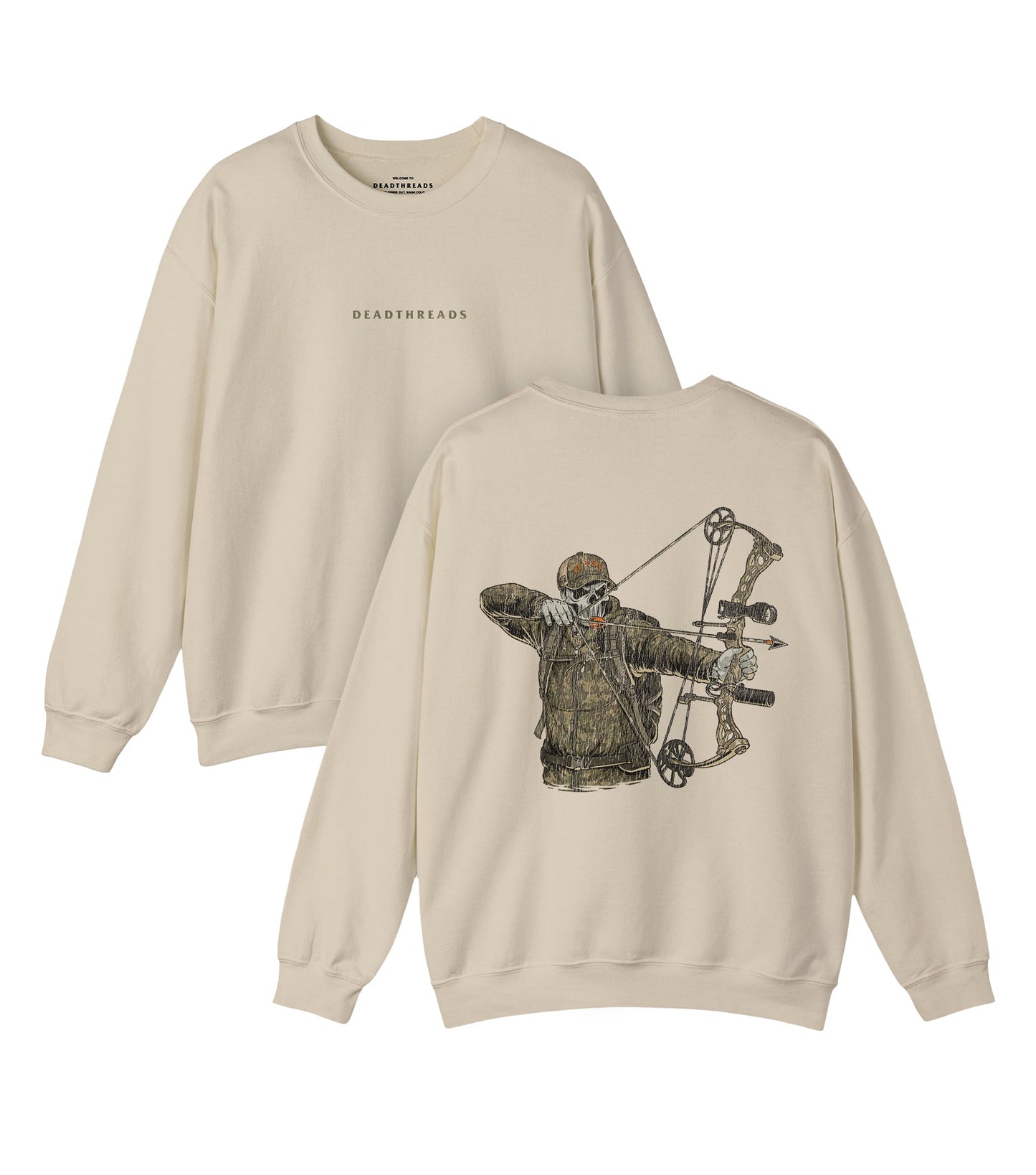 BONE AND ARROW - “DT ESSENTIAL" CREWNECK SWEATSHIRT – Sweatshirt – Dead Threads Apparel