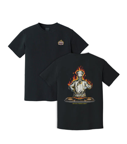 BONE APPÉTIT - “3 SKULL” PREMIUM T - SHIRT – T-Shirt – Dead Threads Apparel