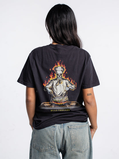 BONE APPÉTIT - “3 SKULL” PREMIUM T - SHIRT – T-Shirt – Dead Threads Apparel